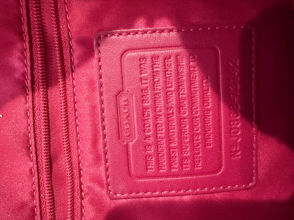 Authentic Y2K Coach Op Art Leah Tote Purse