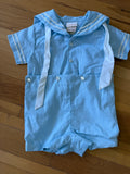 Vintage Blue Collared Outfit