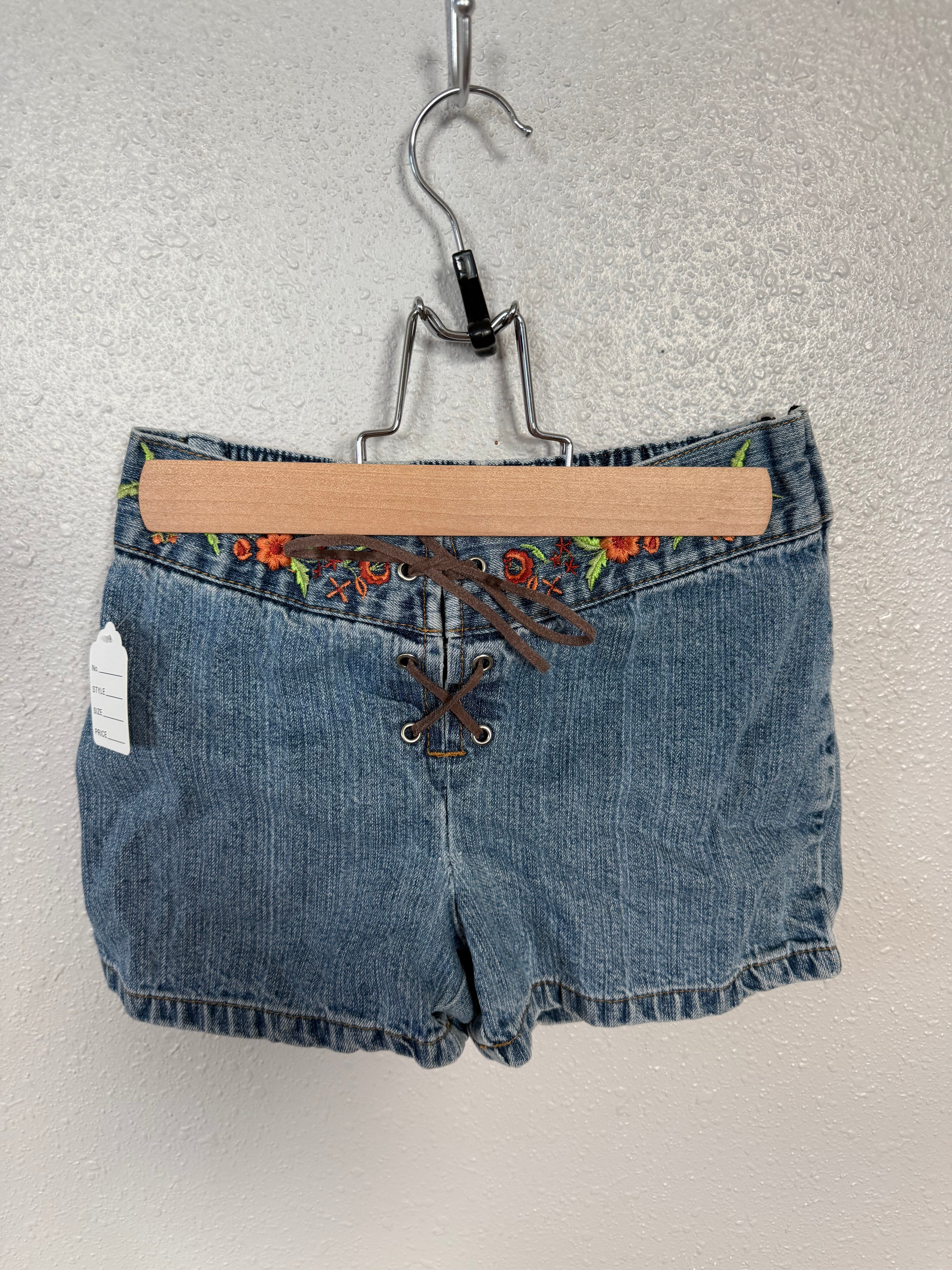 Vintage Jordache Lace-up Shorts