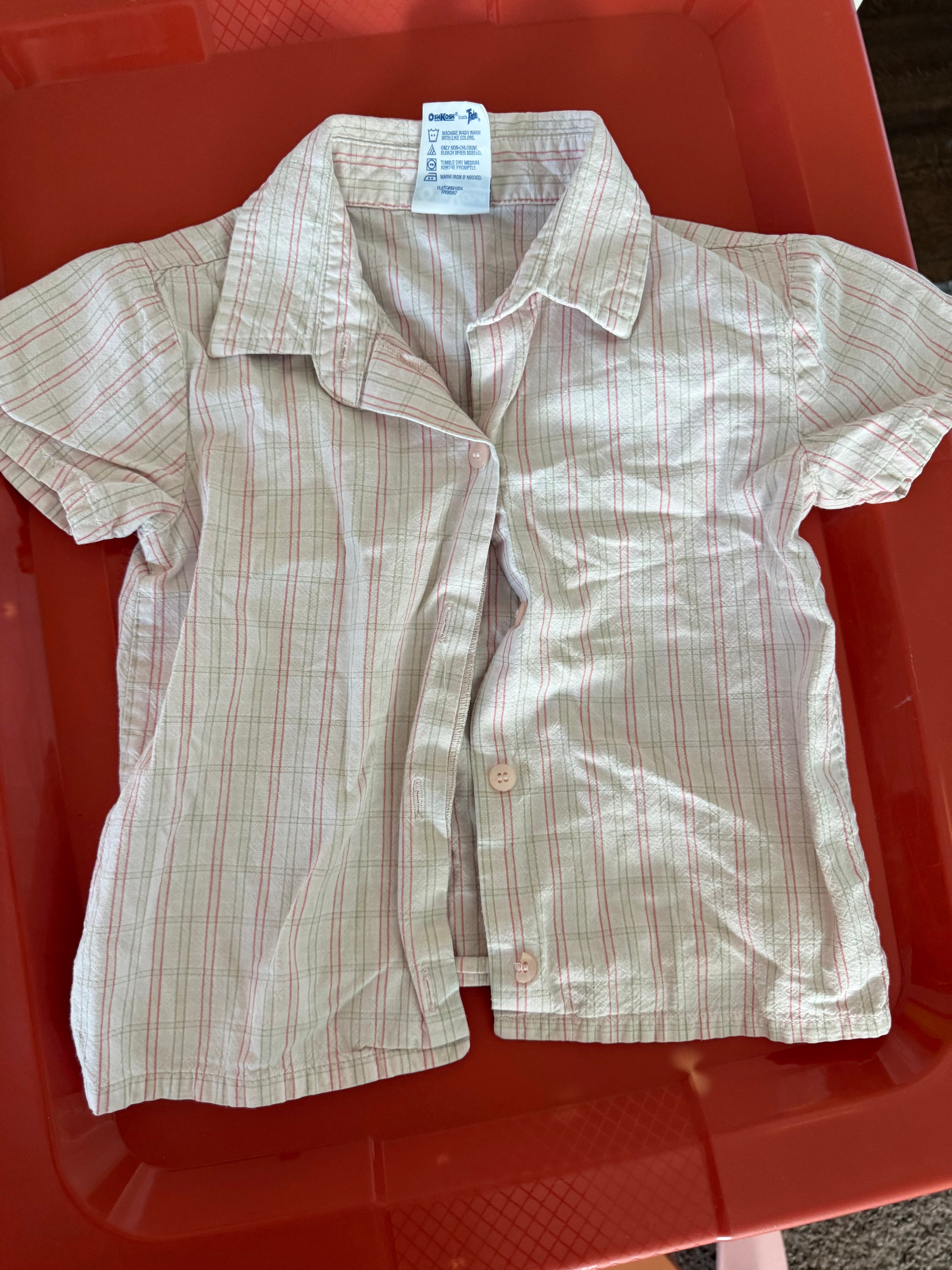 Vintage Pink and Gray Blouse