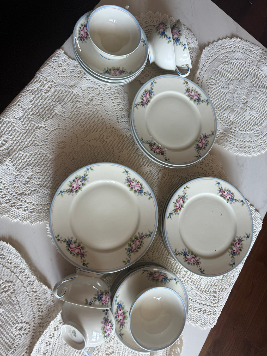 Vintage Edelstein Bavaria Dinnerware Set • 34pc