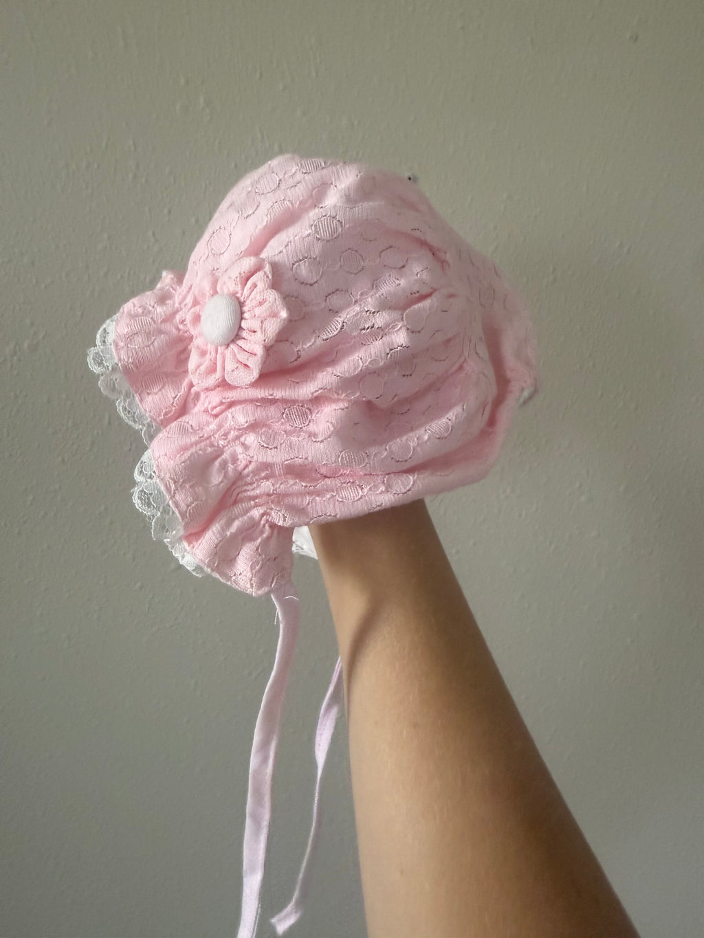 Vintage Pink Bonnet