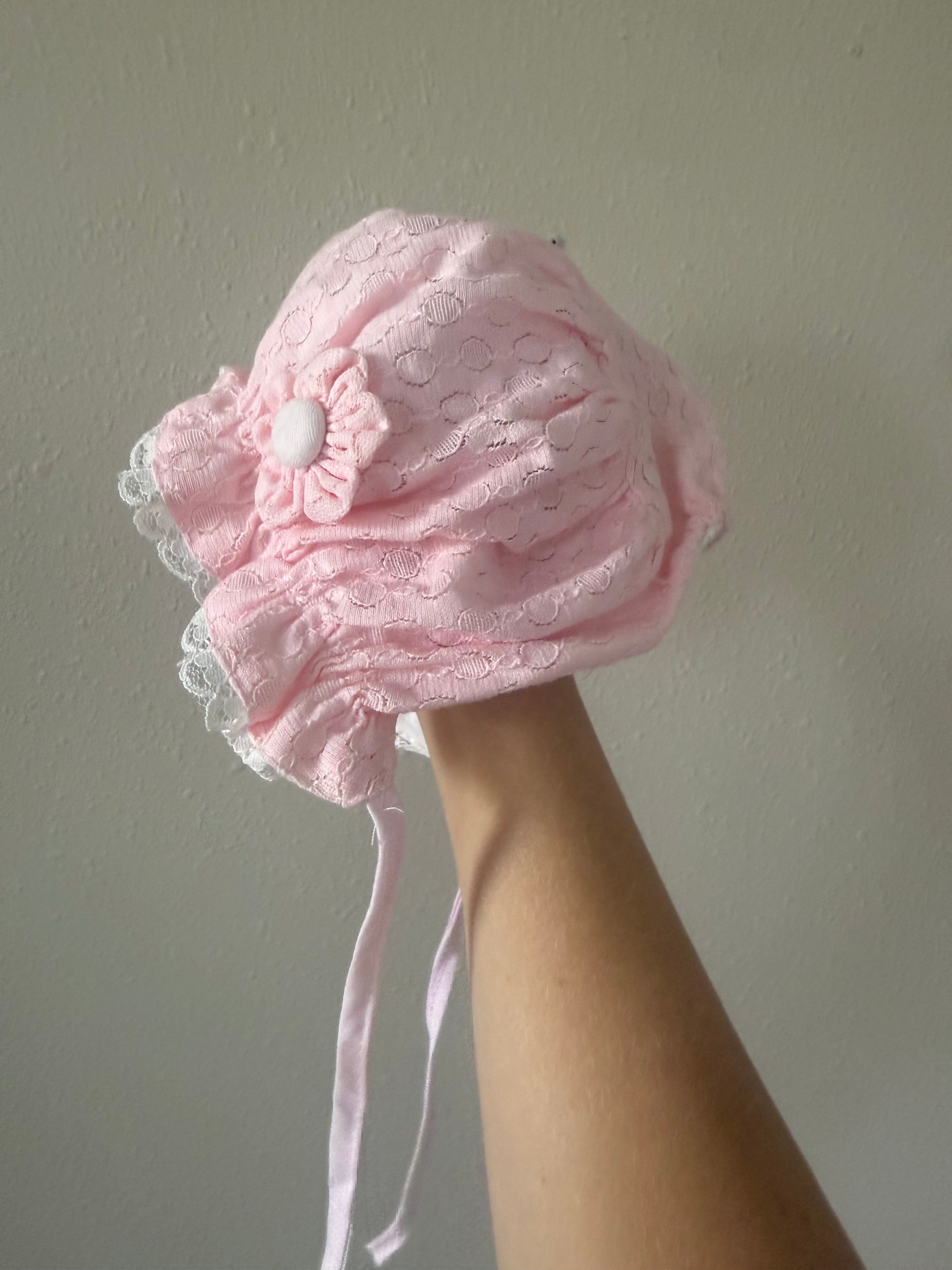 Vintage Pink Bonnet