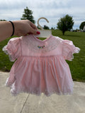 Vintage Pink Frilly Set