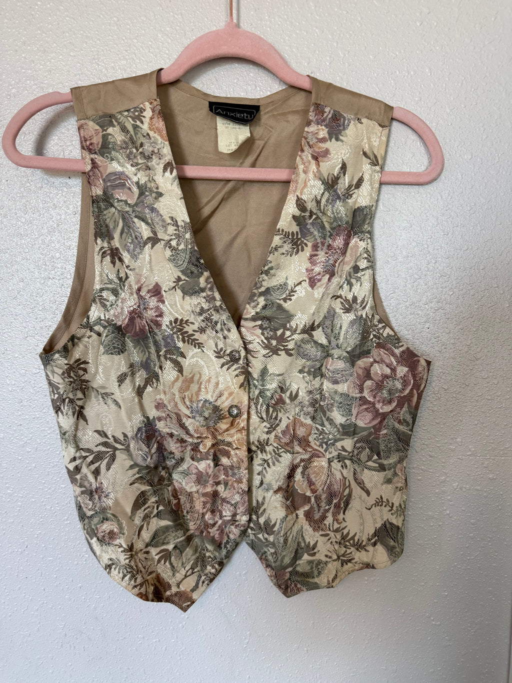 Vintage Floral Vest