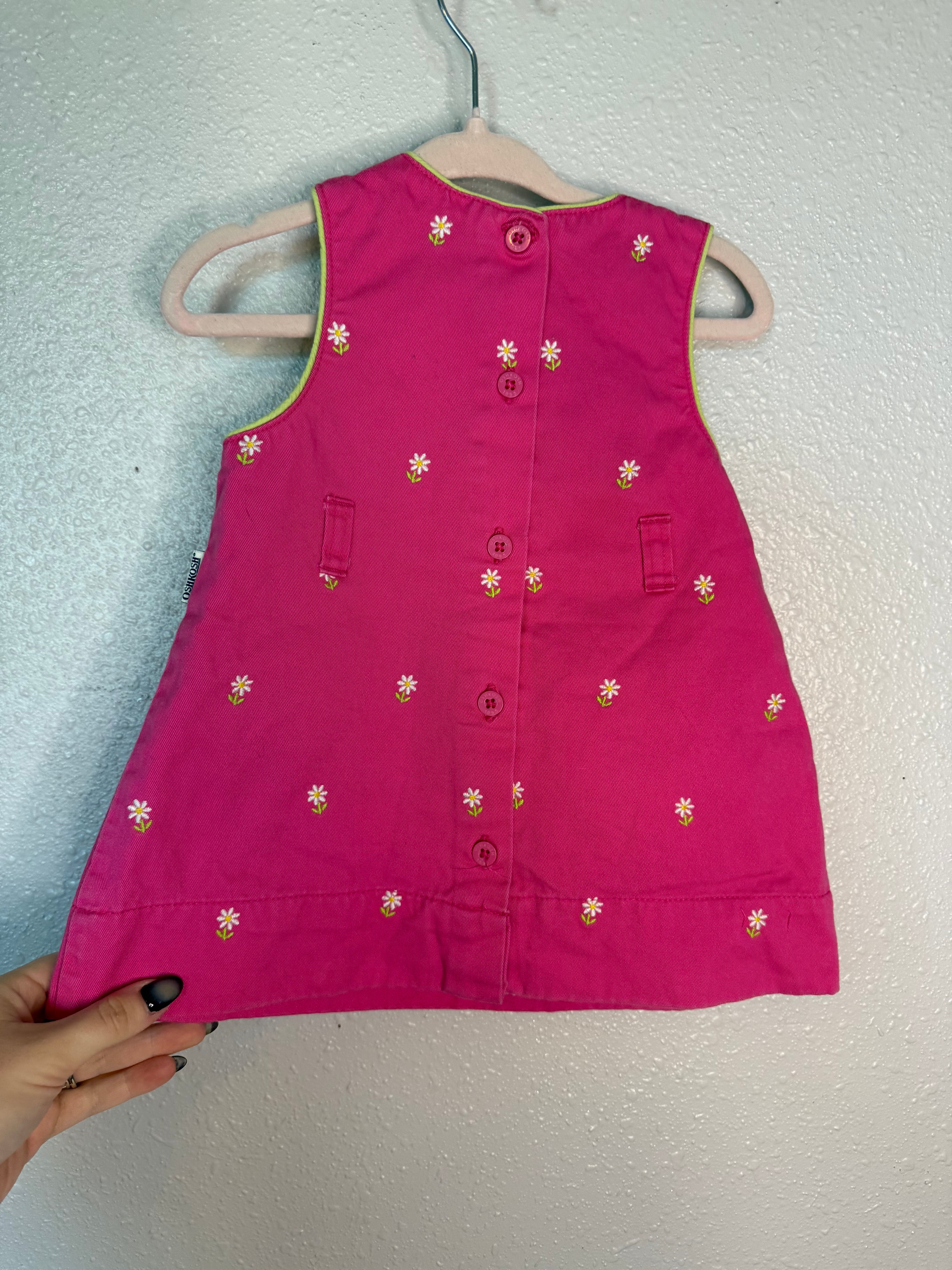 Vintage OshKosh Pink Floral Dress