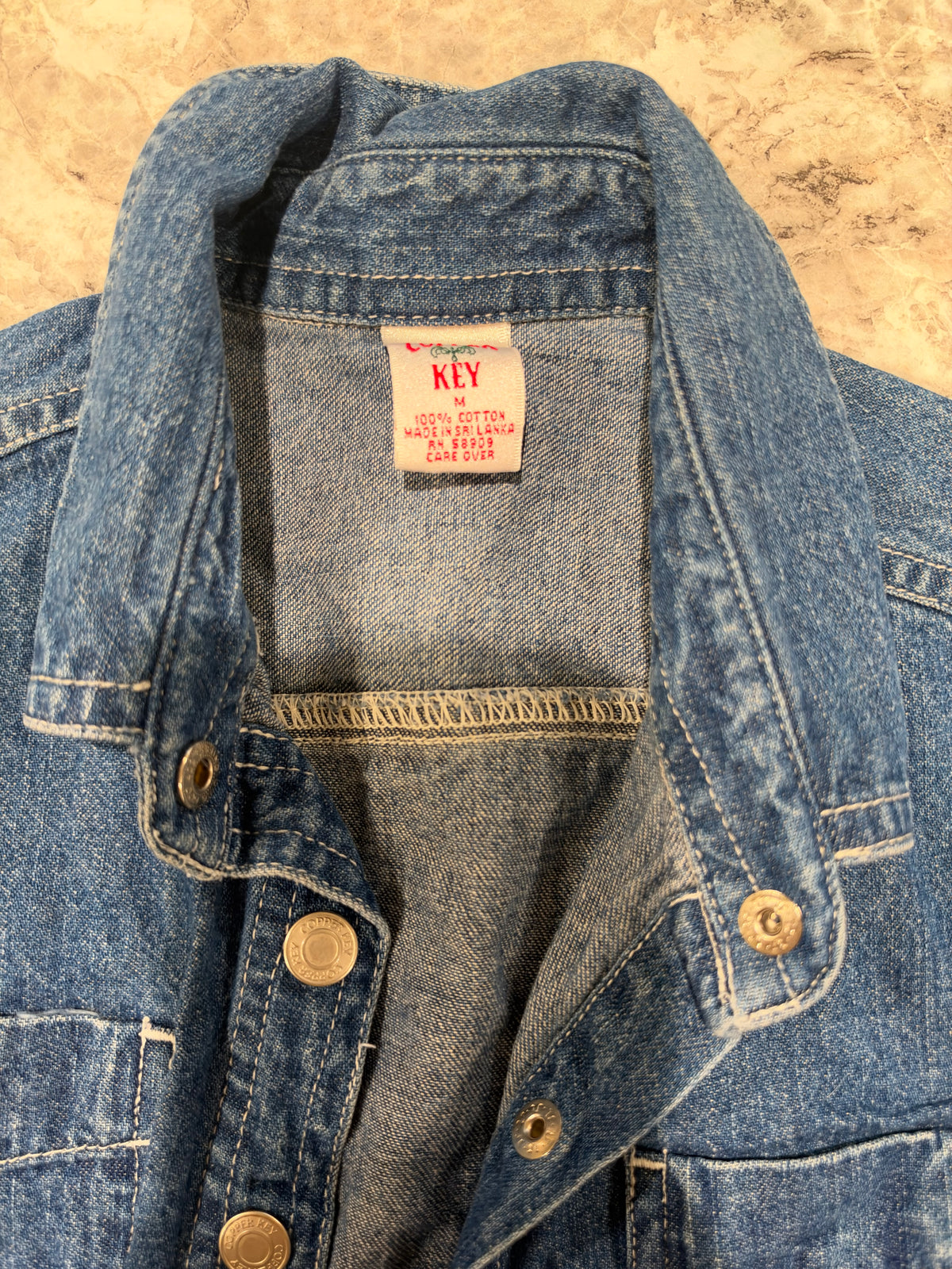 Vintage Denim Blouse