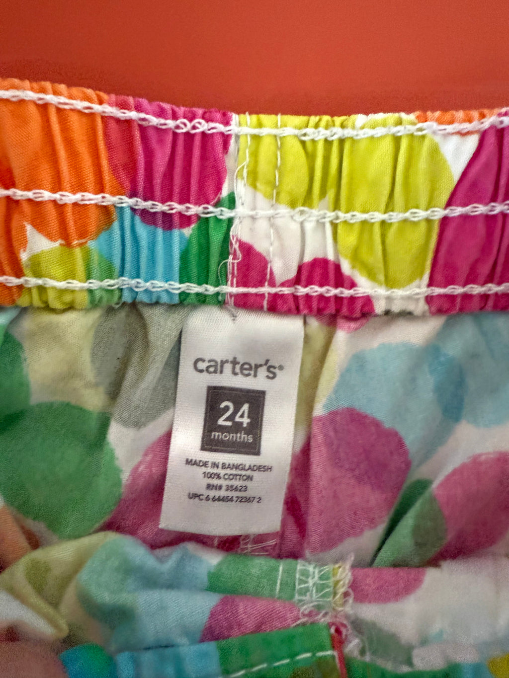 Y2K Rainbow Polka-Dot Capri’s