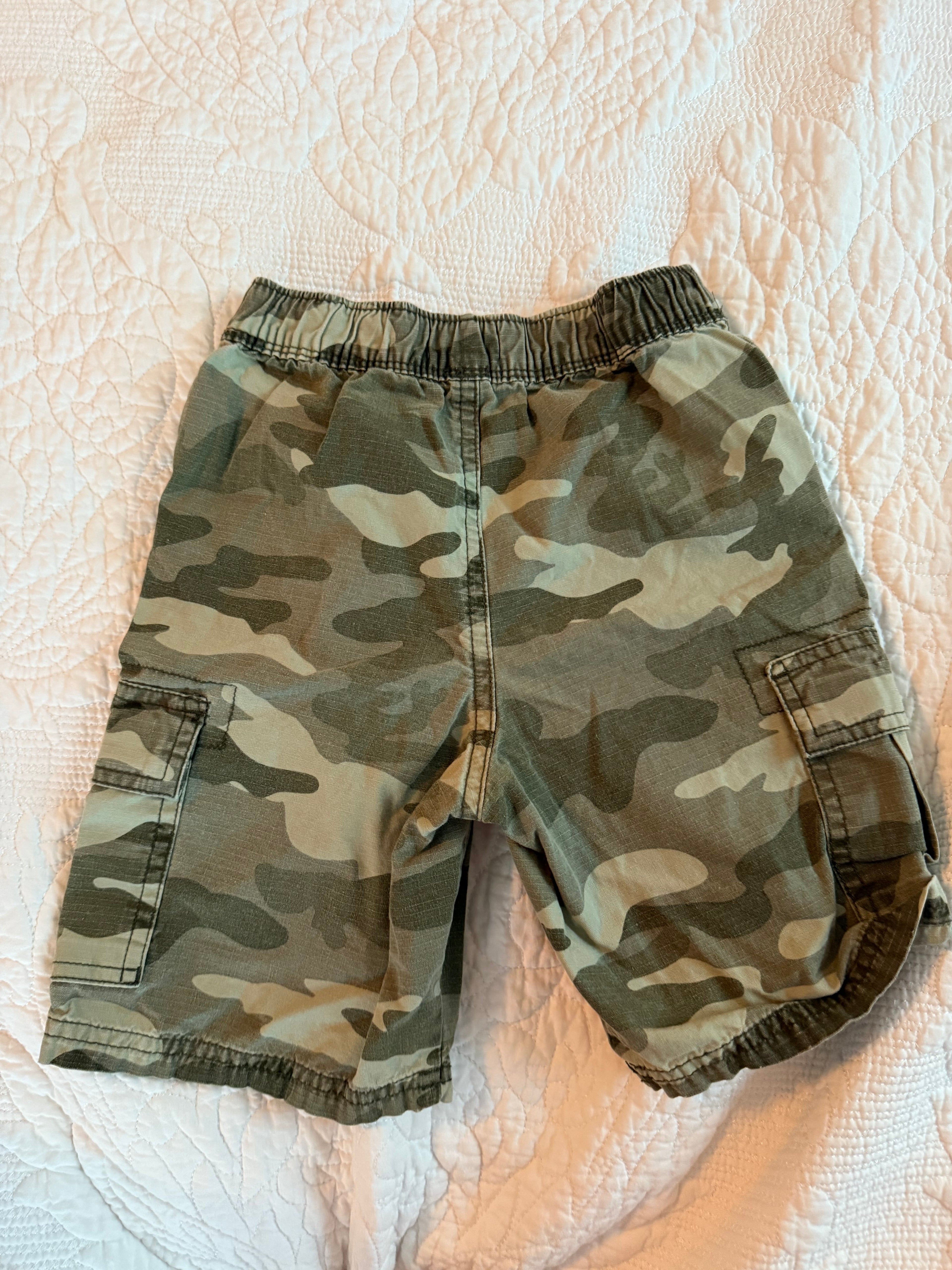 Y2K Camo Cargo Shorts