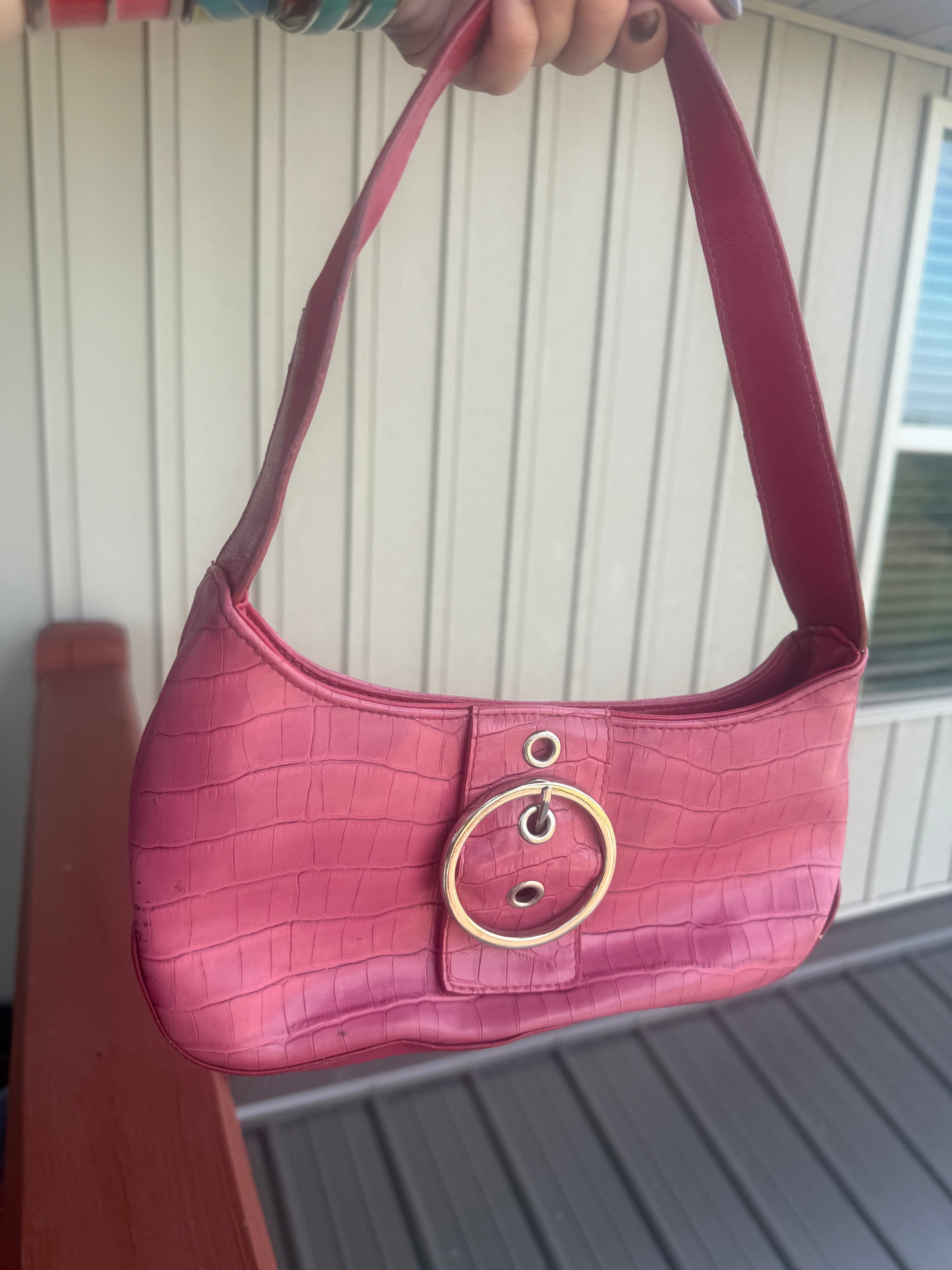 Y2K Pink Leather Purse