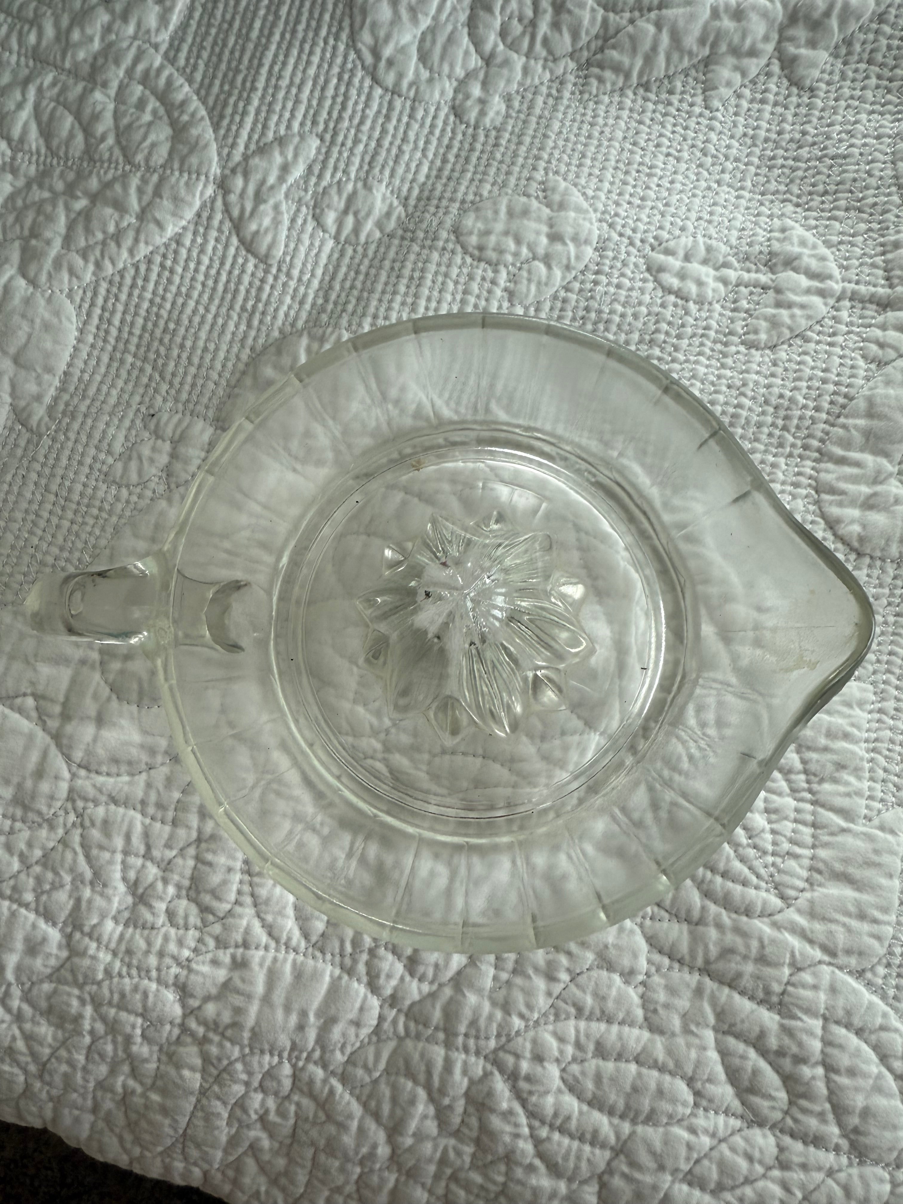 Antique ClearGlass Citrus Juicer