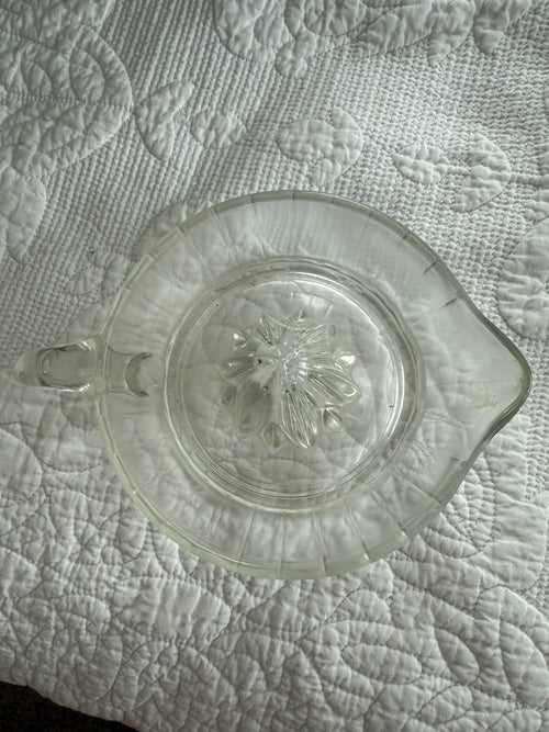 Antique ClearGlass Citrus Juicer