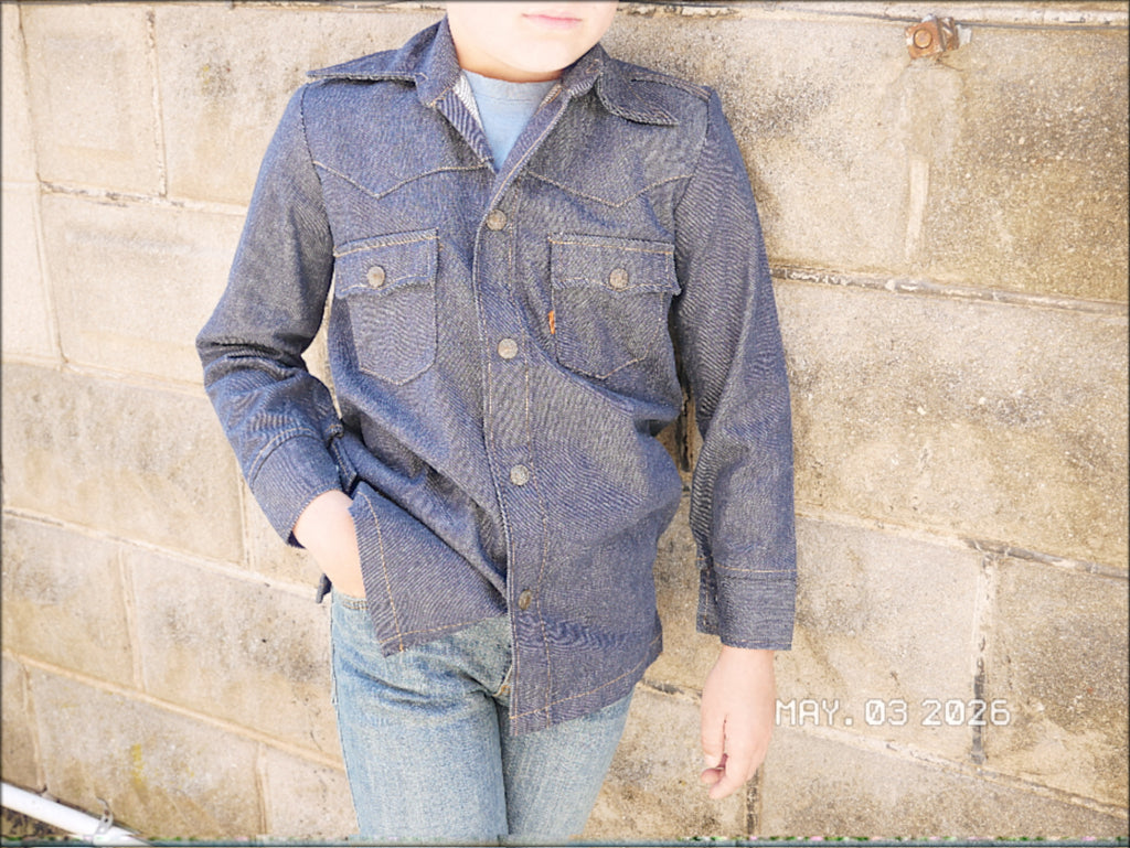 Vintage Orange Tab Shirt