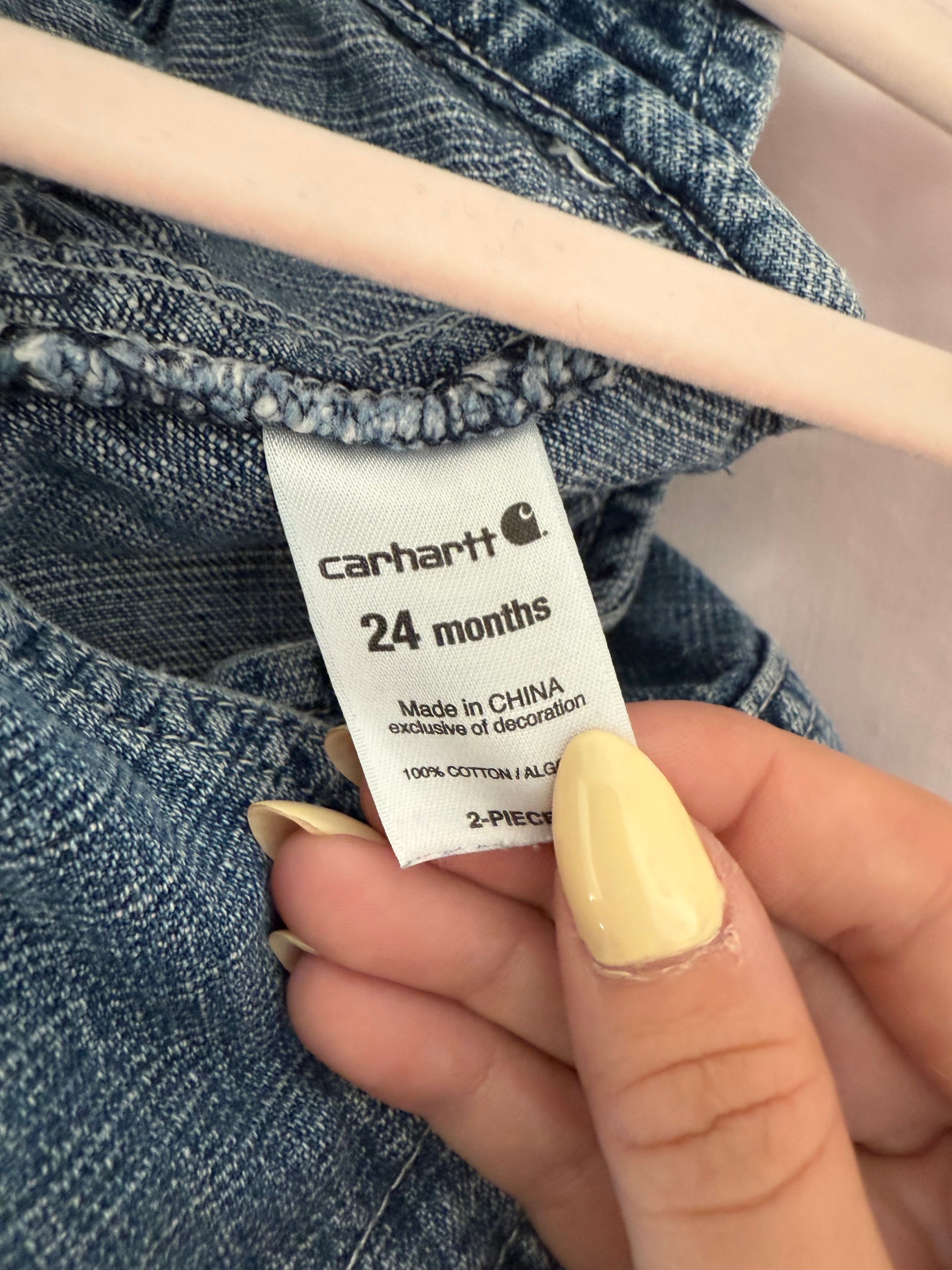 Y2K Carhartt Embroidered Overalls