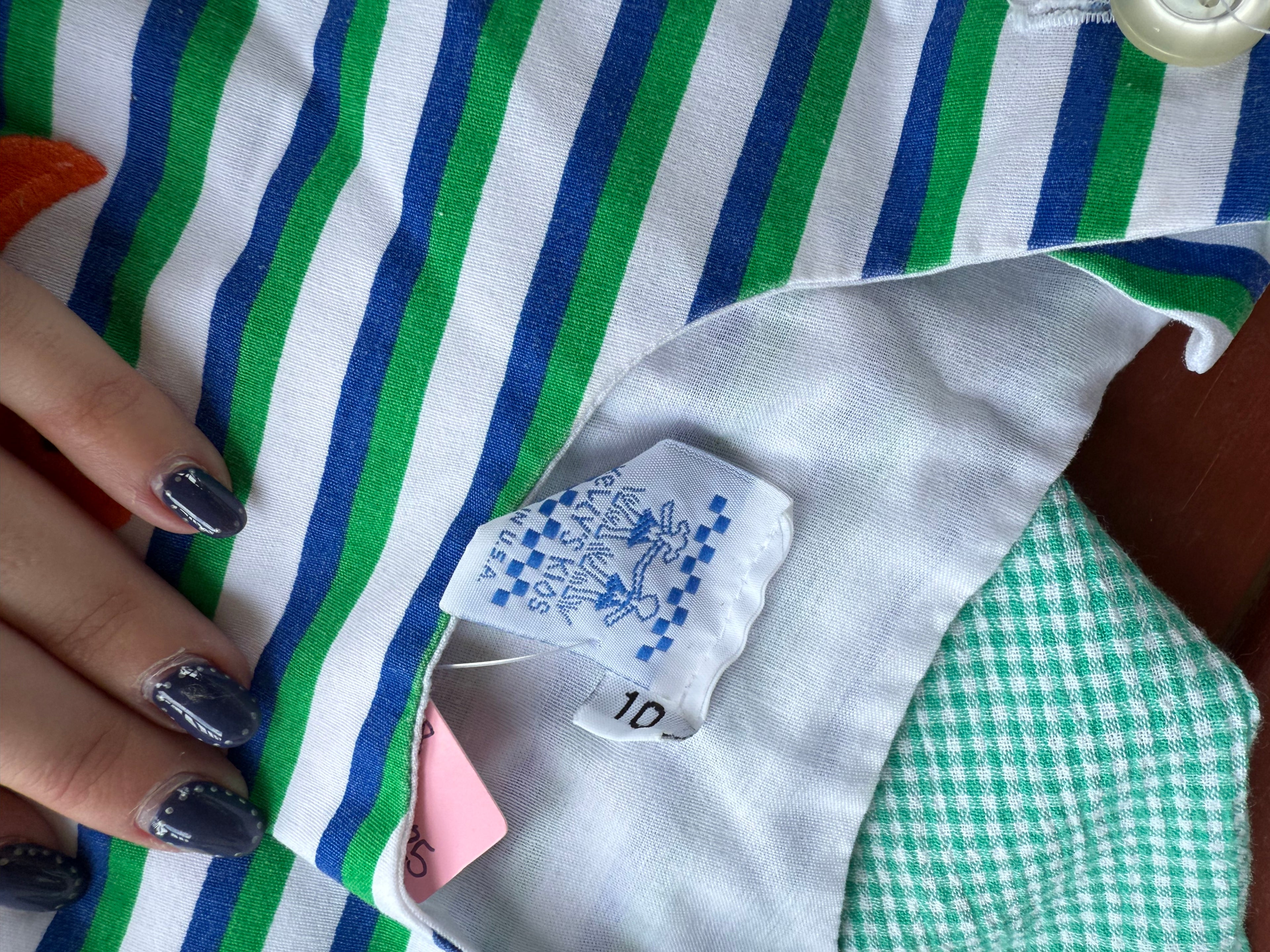 Vintage Striped Fish Jumper