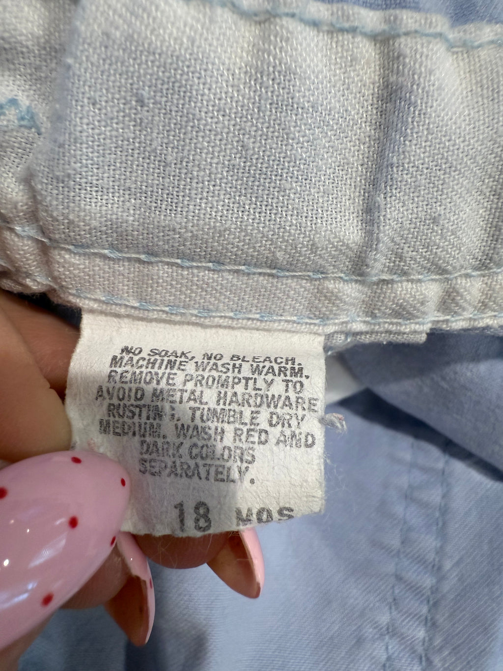 Vintage OshKosh Baby Blue Overalls