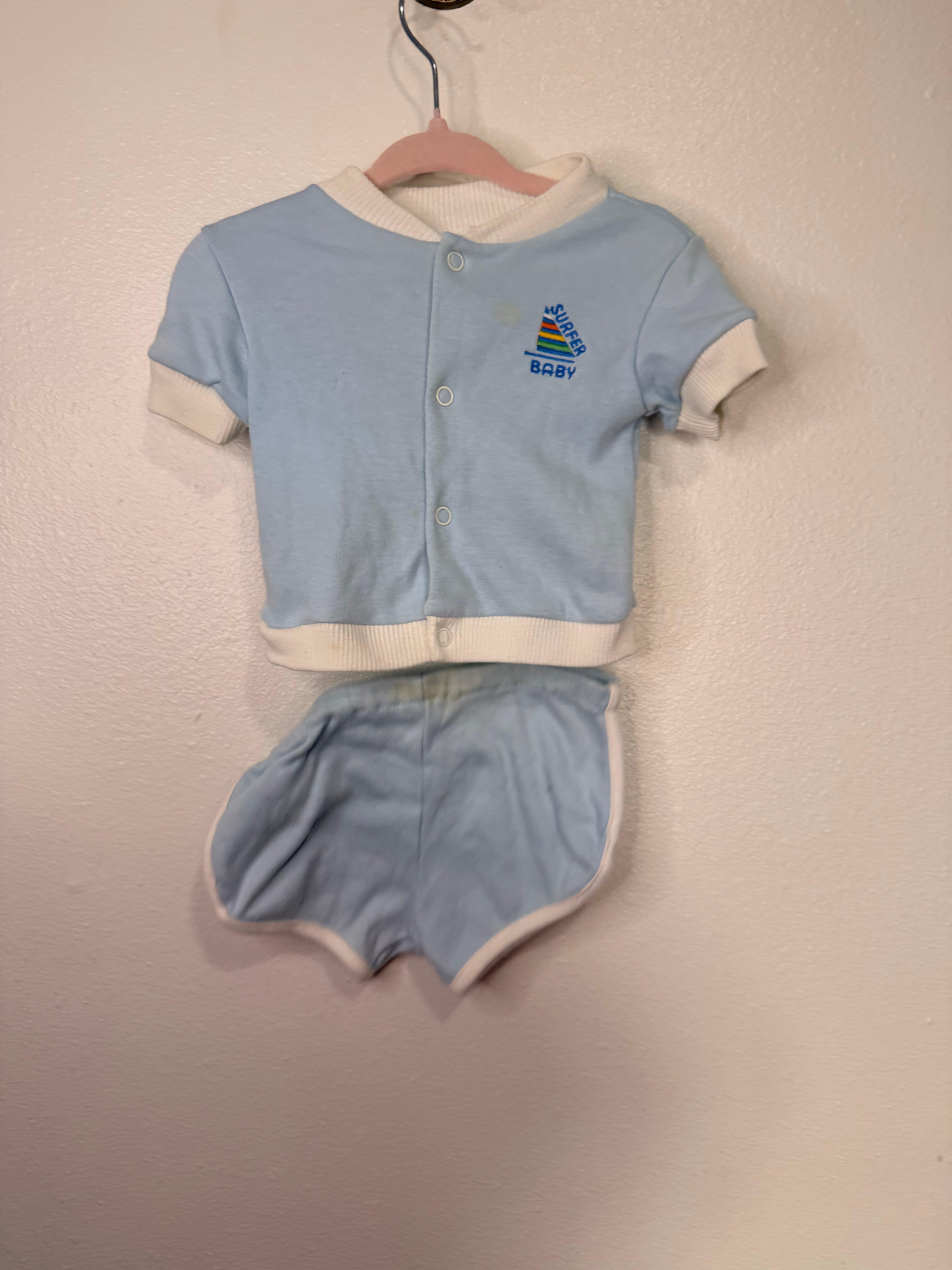 Vintage Surfer Baby Set