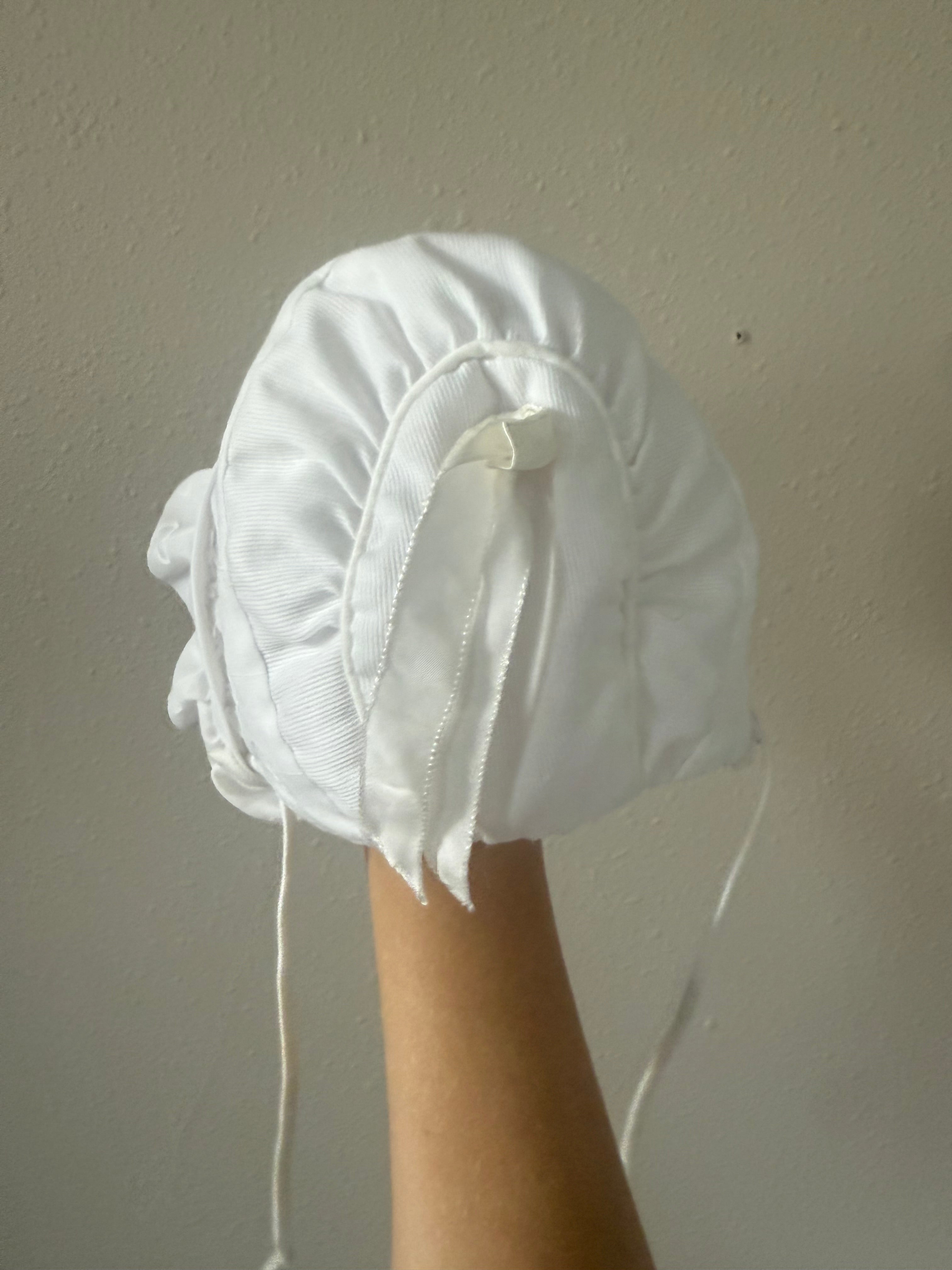 Vintage White Bonnet