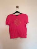 Y2K Bedazzled RL Pink Top