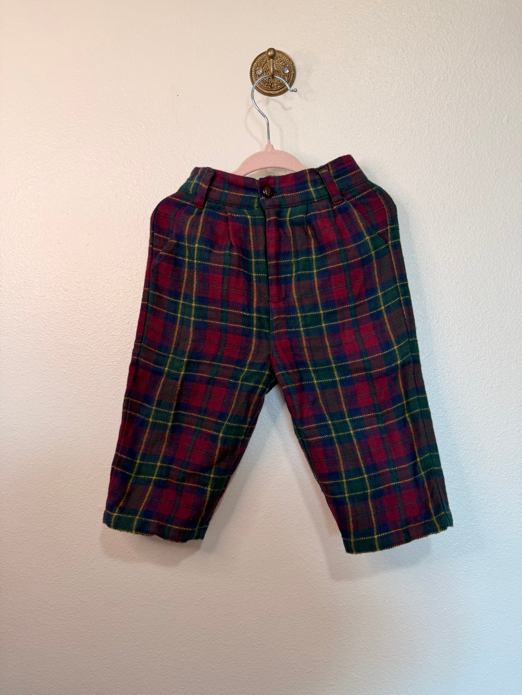 Vintage Gemstone Plaid Pants