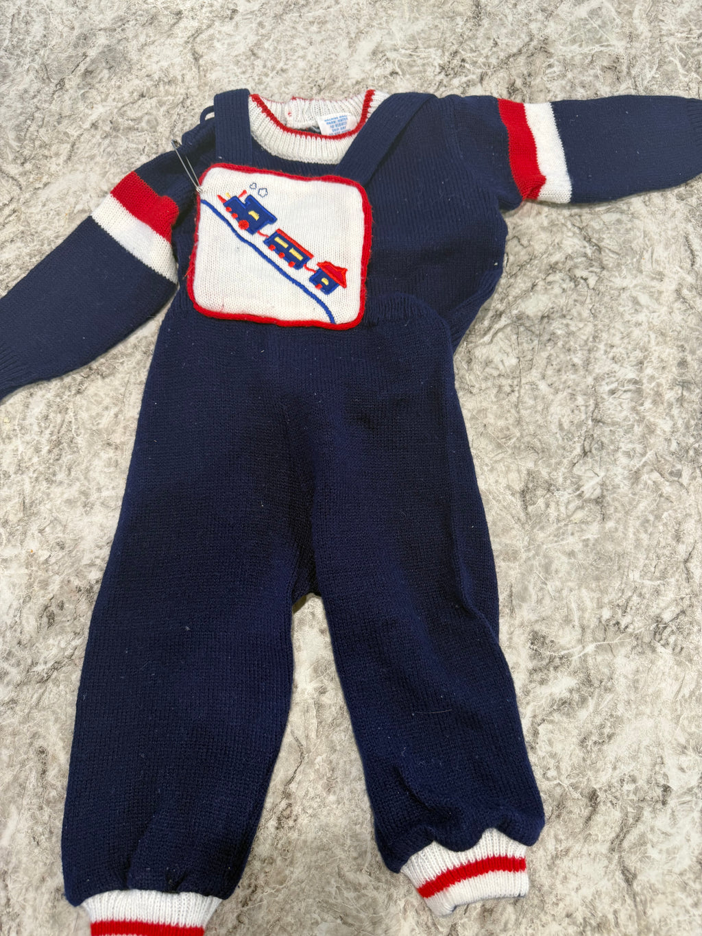 Vintage Train Knit Set