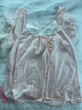 Vintage Satin Night Blouse/Babydoll Style Dress