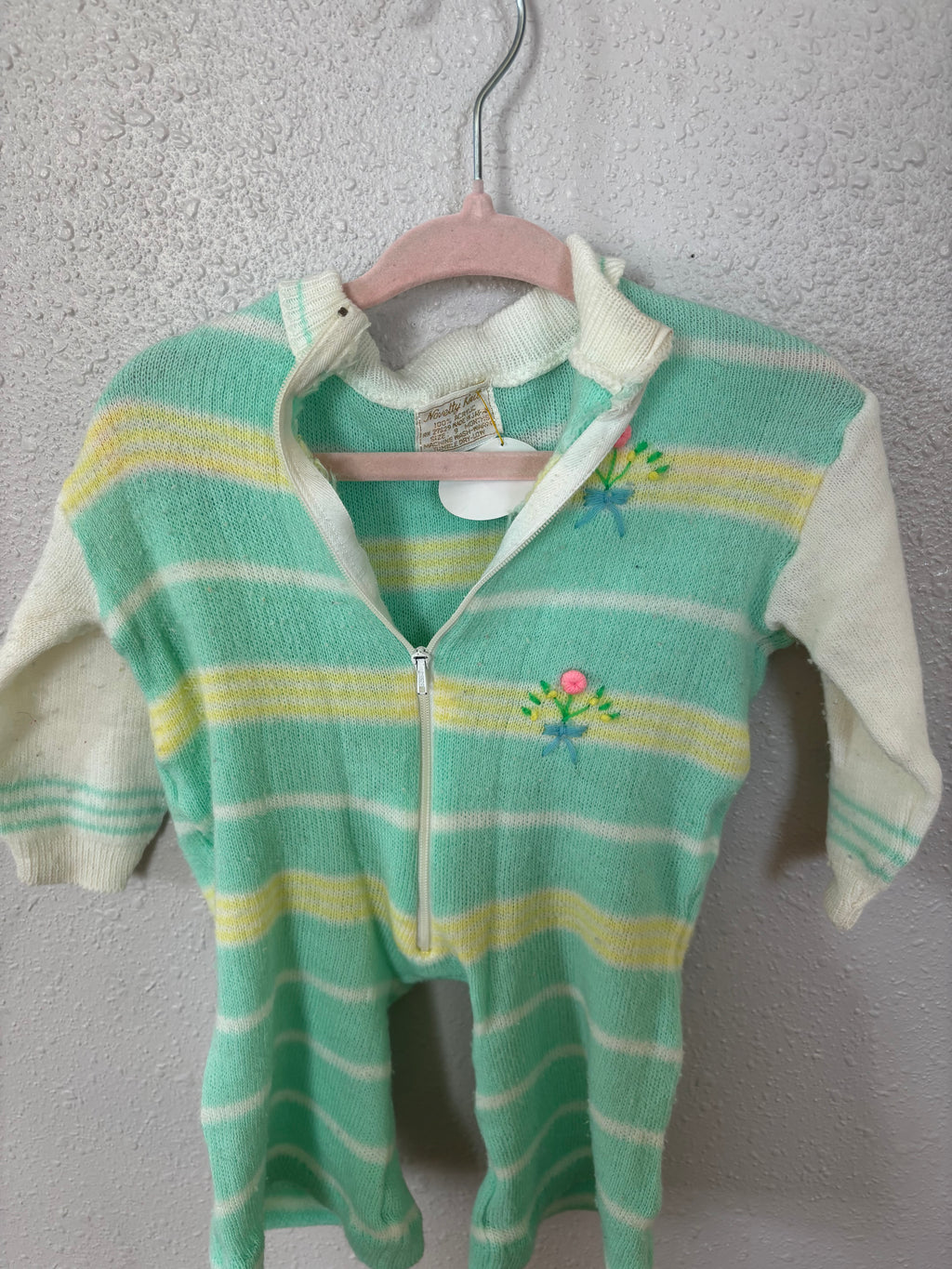 Vintage Knit Detailed Jumper