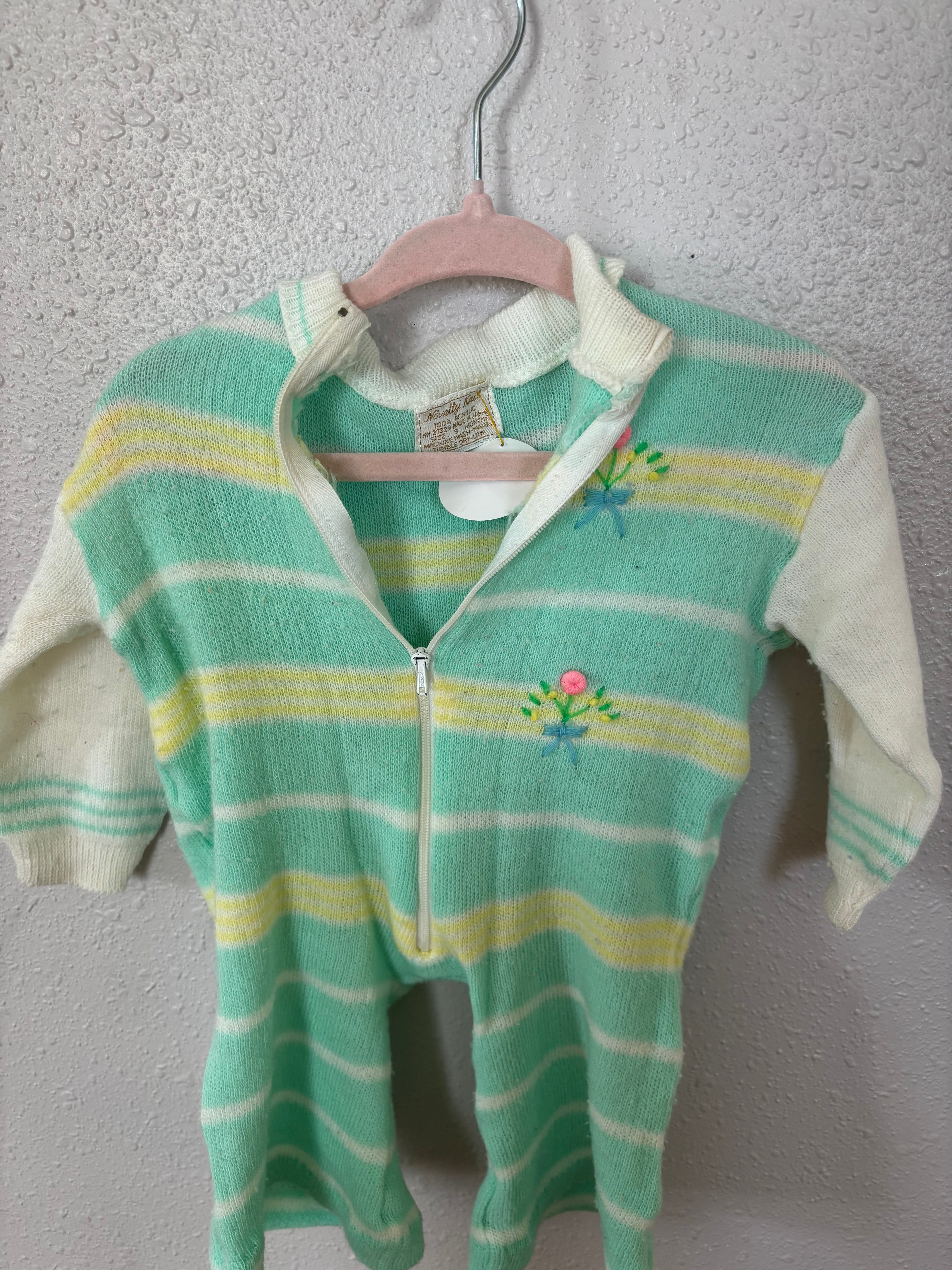 Vintage Knit Detailed Jumper