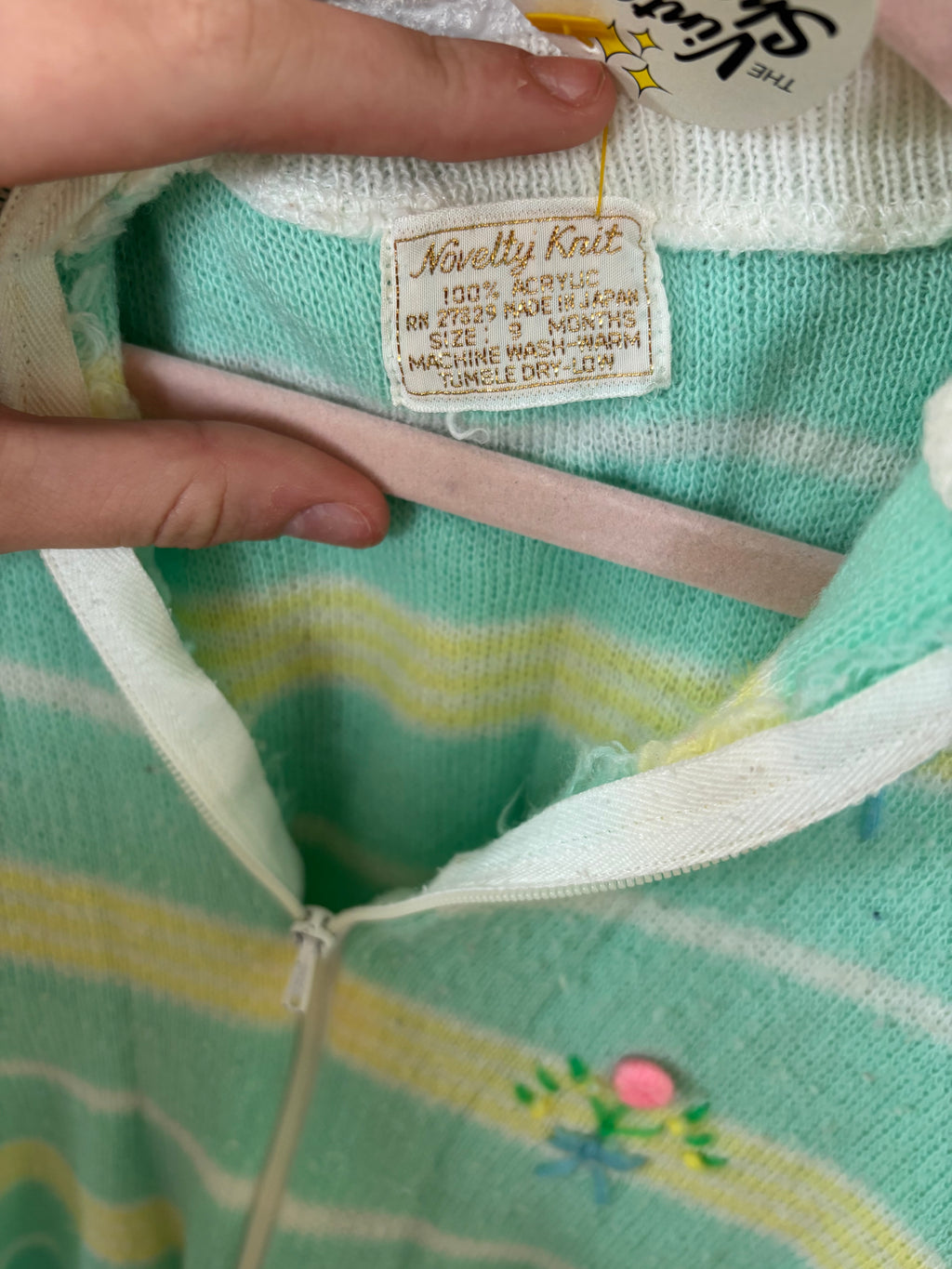 Vintage Knit Detailed Jumper