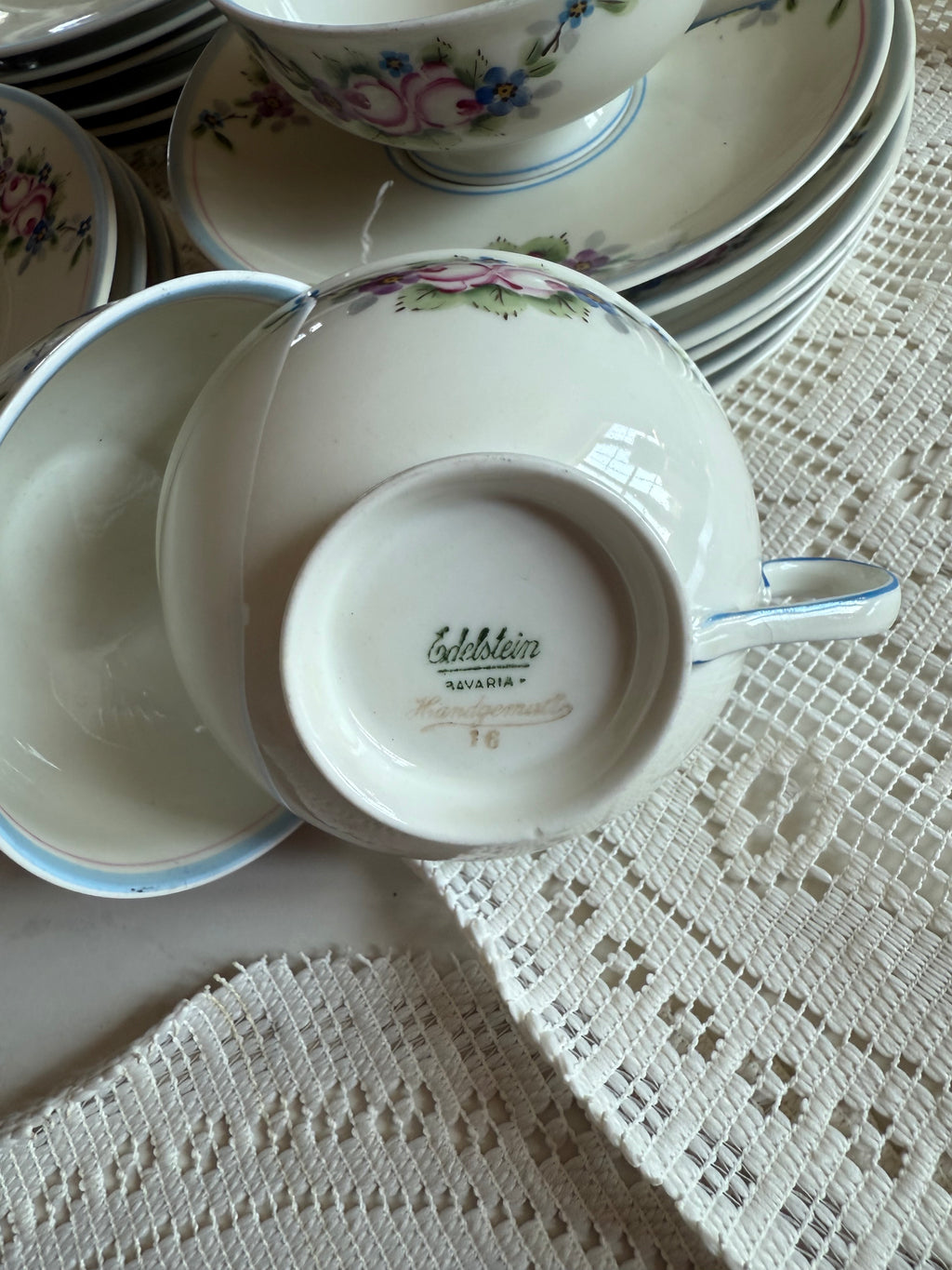 Vintage Edelstein Bavaria Dinnerware Set • 34pc