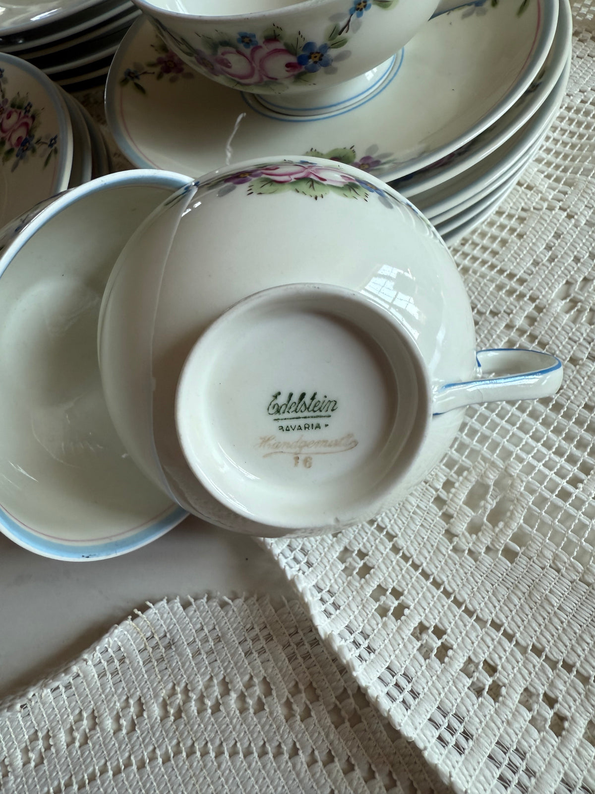 Vintage Edelstein Bavaria Dinnerware Set • 34pc