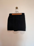 Y2K Striped Black Skirt