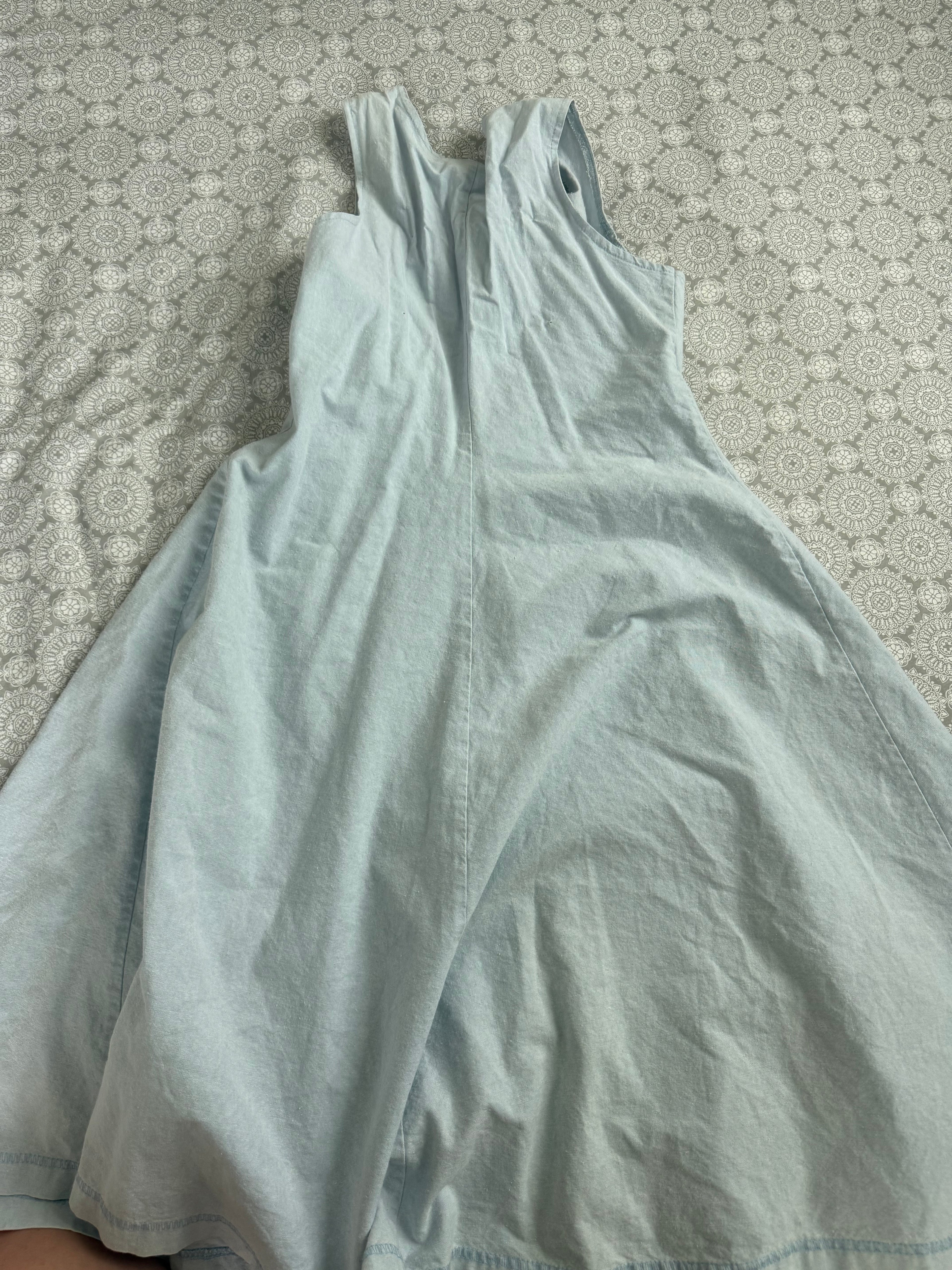 Vintage Denim Colored Dress