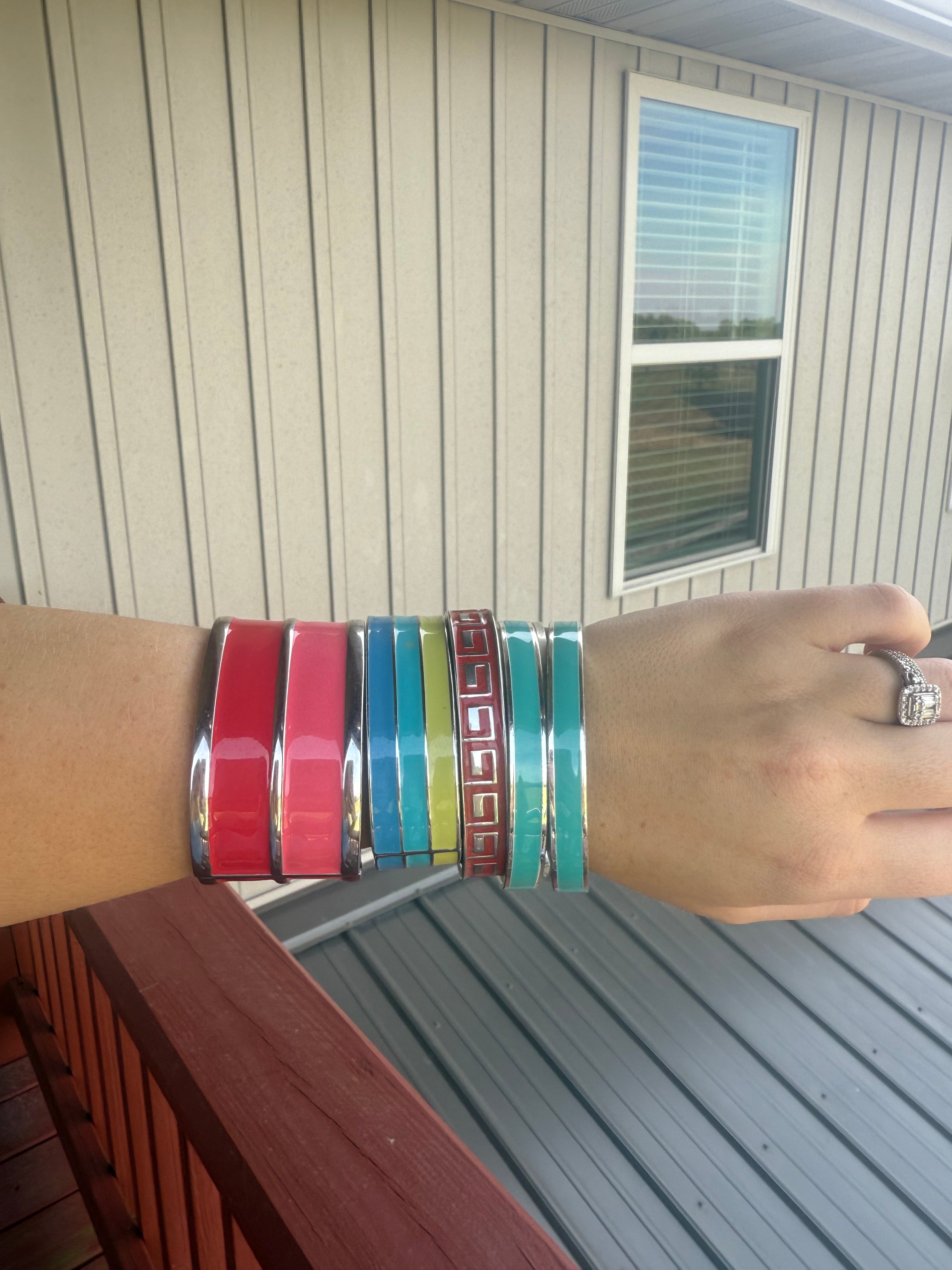 Stack of Vintage Bangles