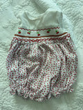 Vintage Smocked Cherry Bubble