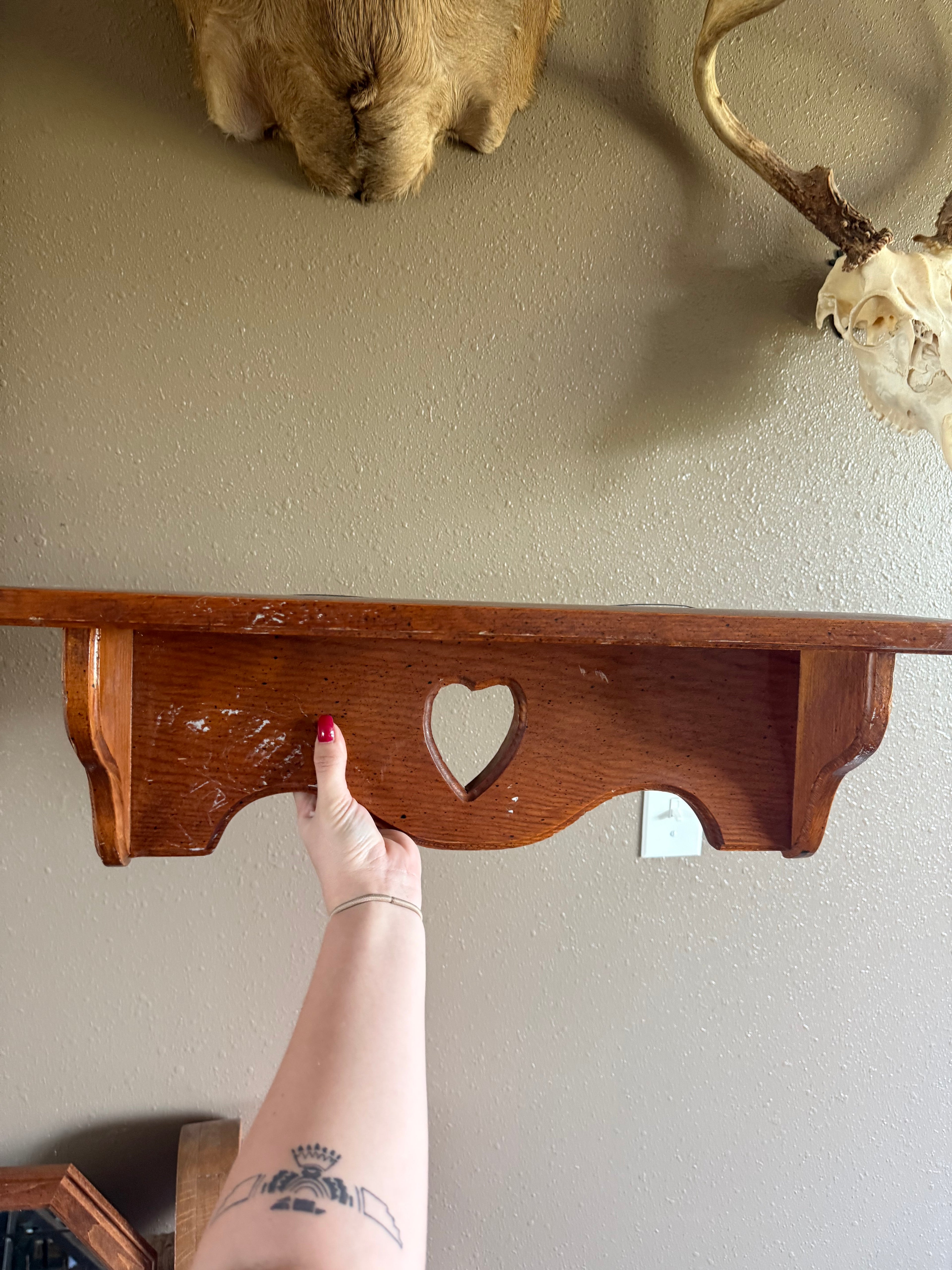 Primitive Heart Shelf