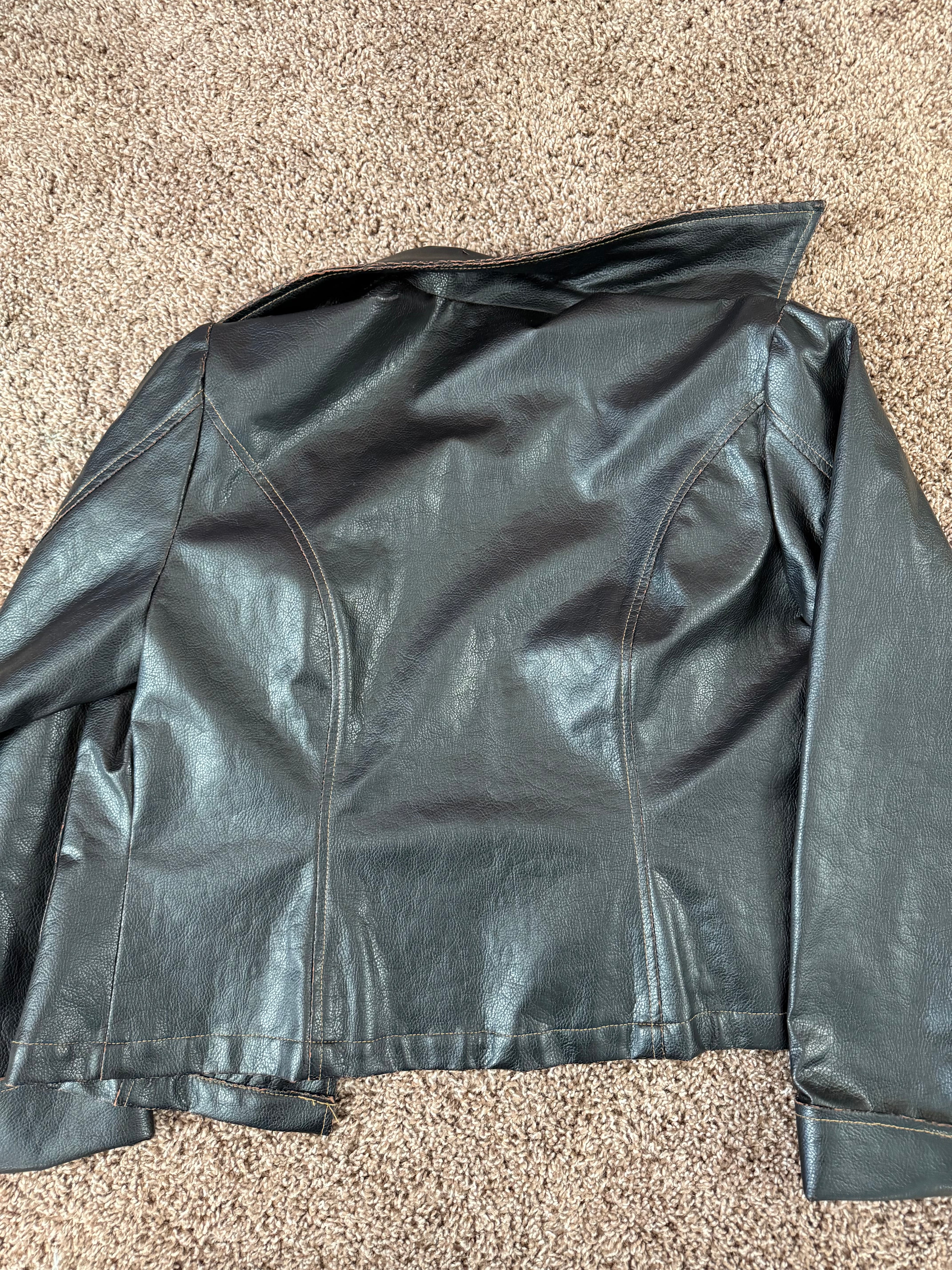 Vintage Black Leather Jacket