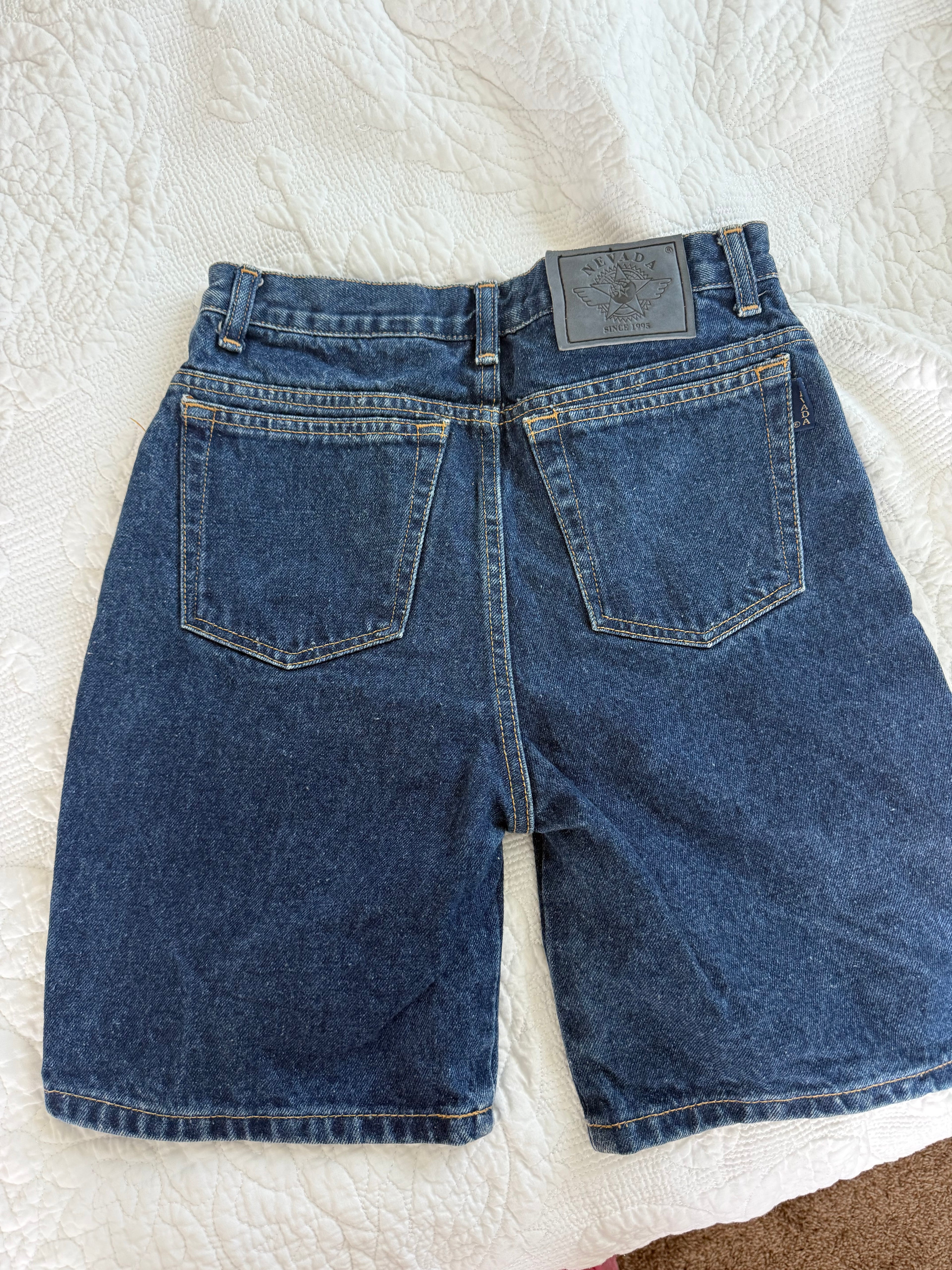 Vintage Nevada Dark Wash Denim Shorts