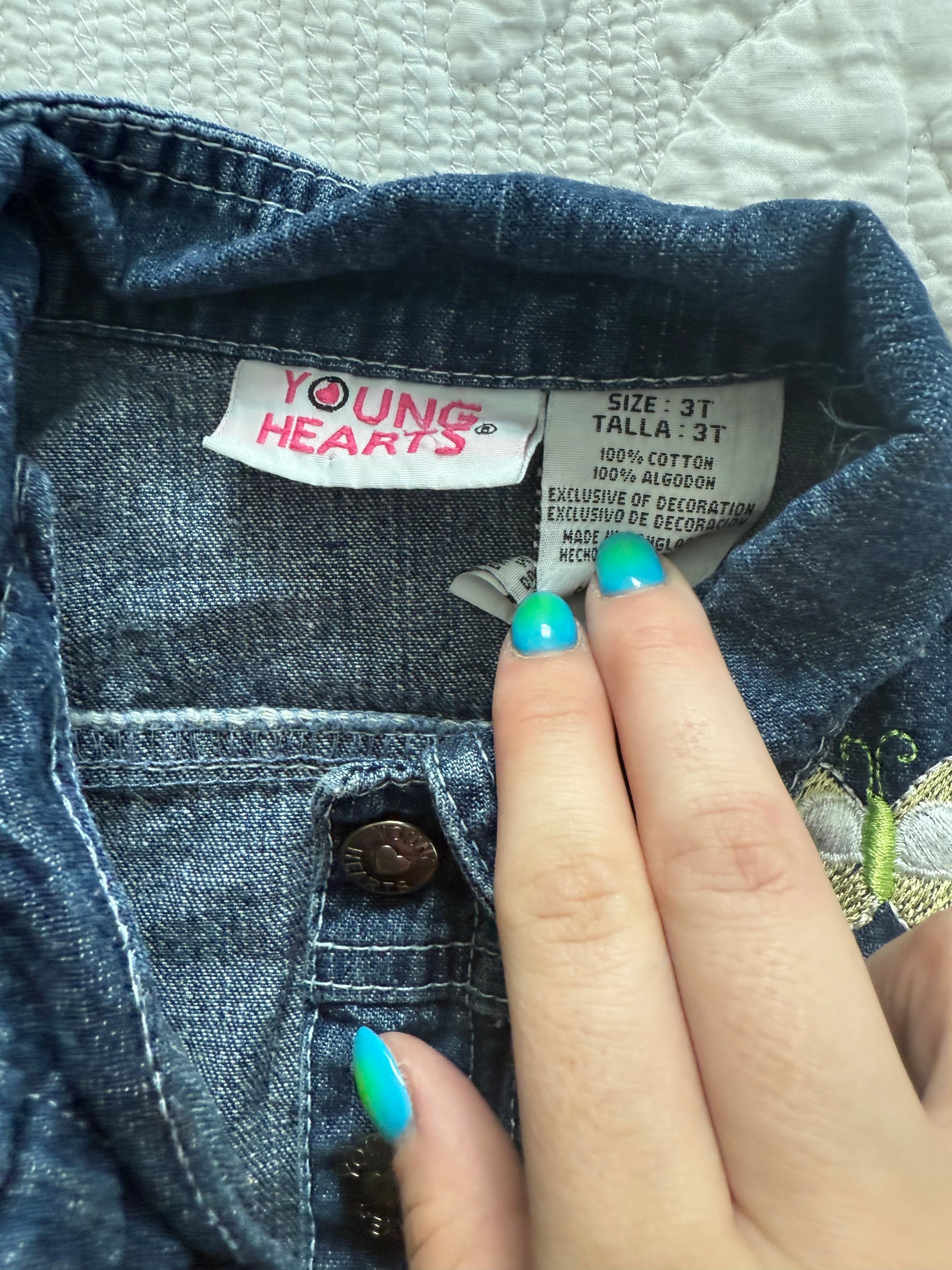 Y2K Pears Denim Jacket