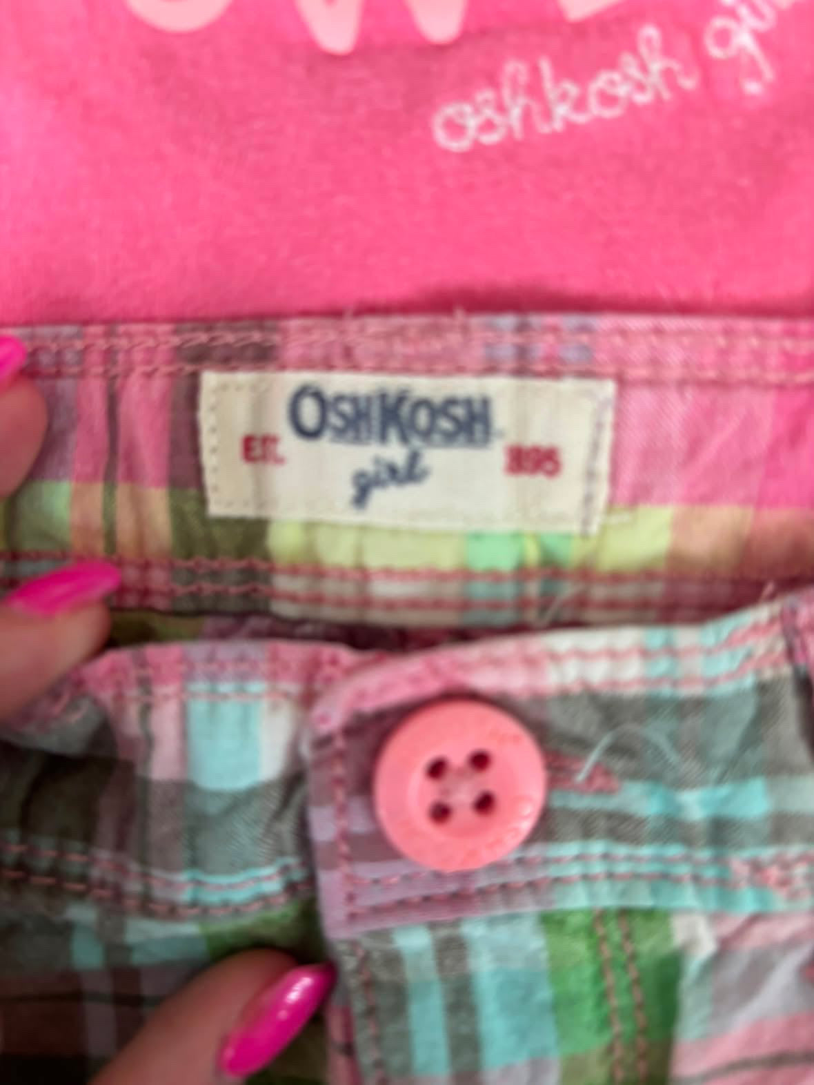 Y2K OshKosh Plaid Set