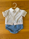 Vintage Red and Blue Bloomer Set