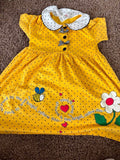 Vintage Bee Polka Dot Dress