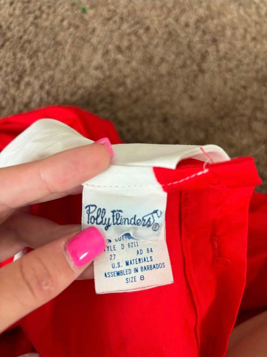 Vintage Smocked School Bus Dress
