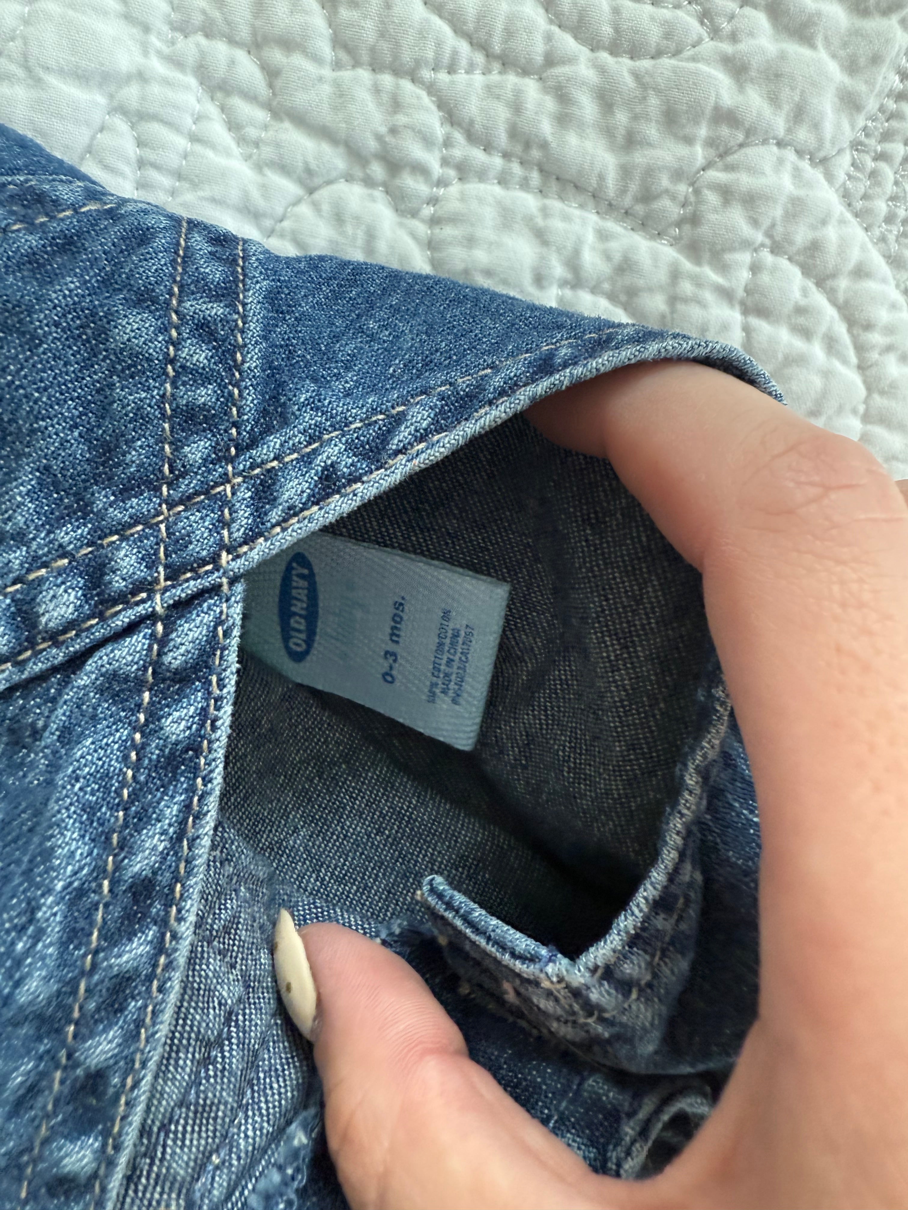Y2K Old Navy American Denim Bubble Shortalls