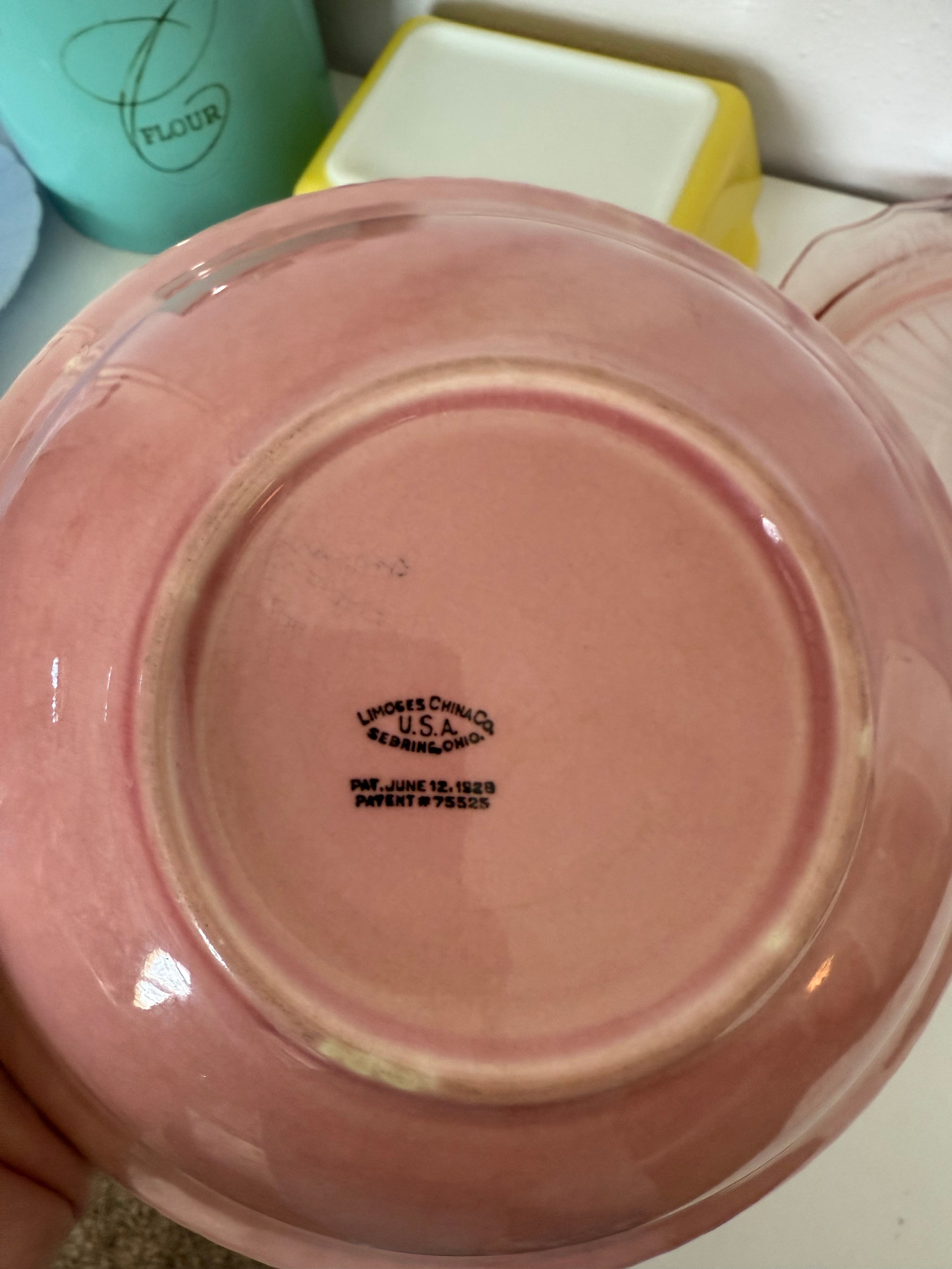 Highly Collectible 1923 China Pink Bowl