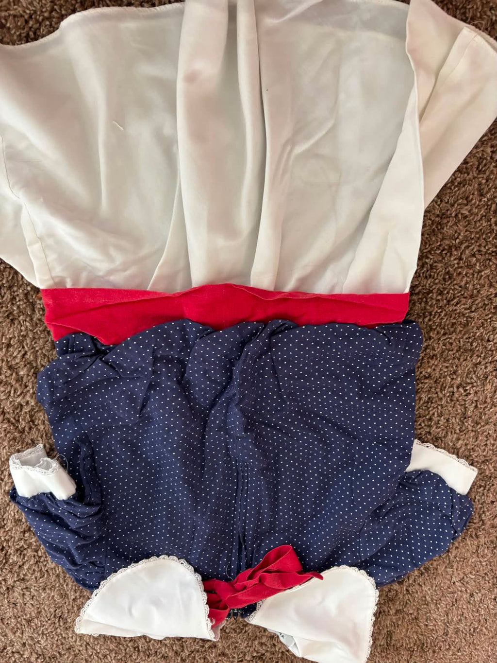 Vintage Cherry Basque Dress