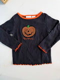 Y2K Sequin Pumpkin and Embroidered Long Sleeve