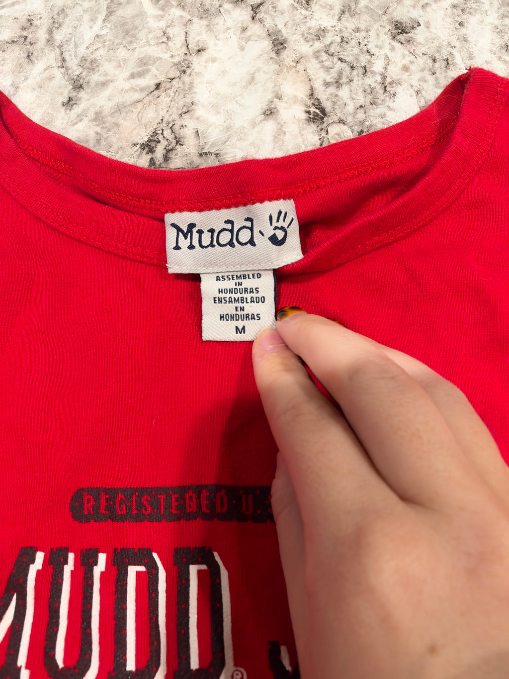 Vintage MUDD Jeans Long Sleeve Varsity Tee