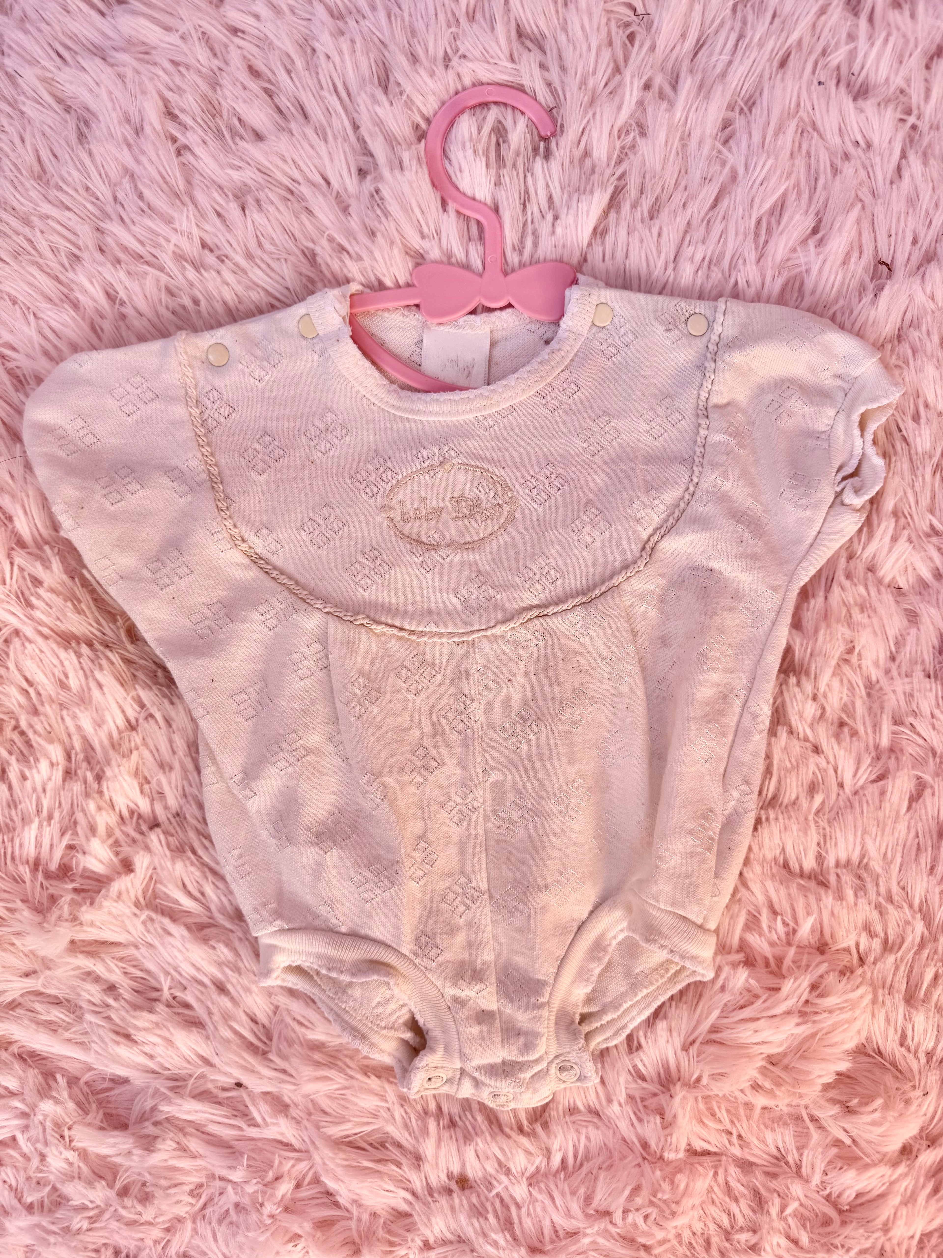 Vintage Baby Dior White Bubble