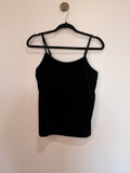 Y2K Chico’s Velour Black Tank